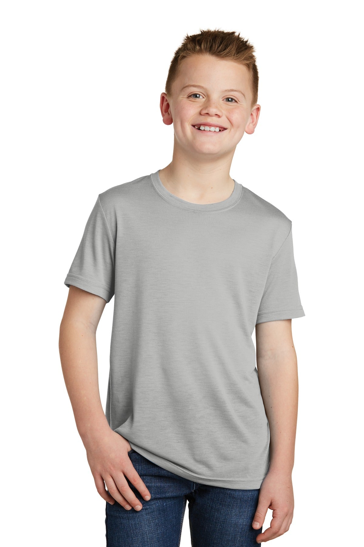 Sport-Tek Youth PosiCharge Competitor Cotton Touch Tee YST450 Youth Apparel Shirts & Tops