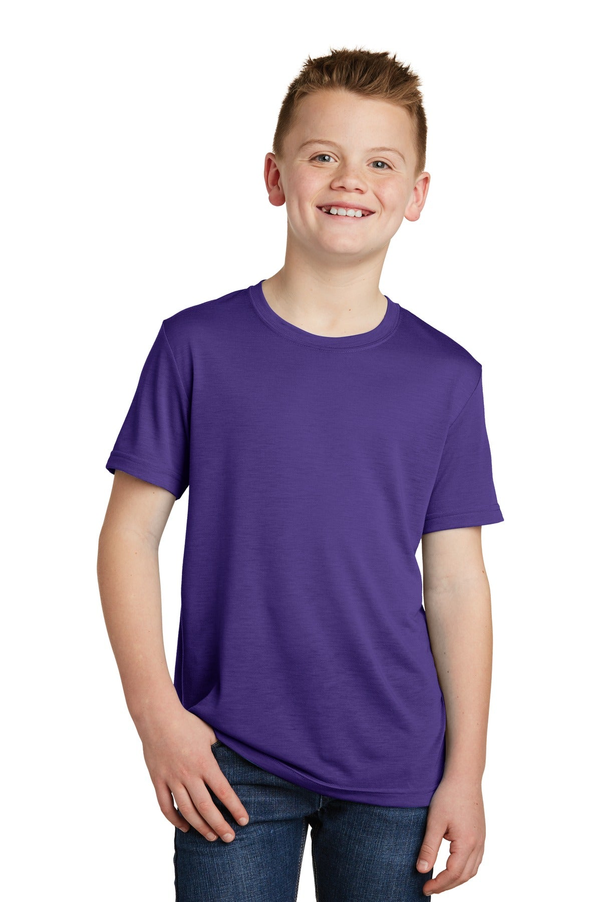Sport-Tek Youth PosiCharge Competitor Cotton Touch Tee YST450 Youth Apparel Shirts & Tops