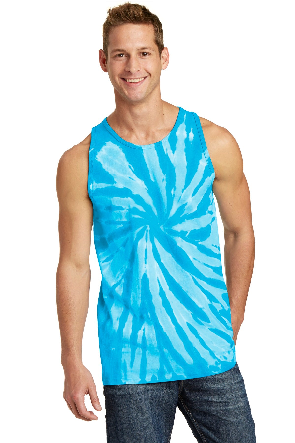 Port & Company Men's Tie-Dye Tank Top Mens Apparel Shirts & Tops