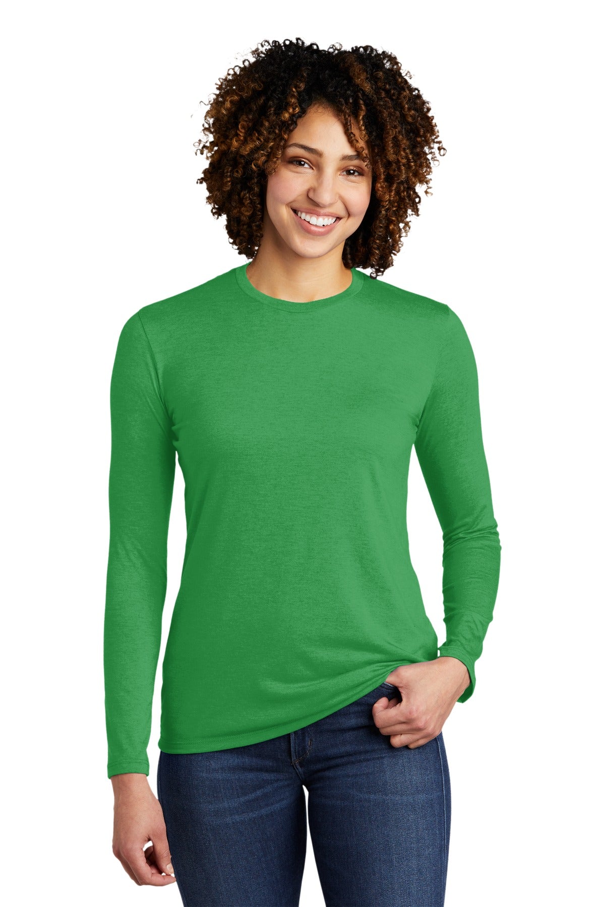 Allmade Women's Tri-Blend Long Sleeve Tee AL6008 Womens Apparel Shirts & Tops