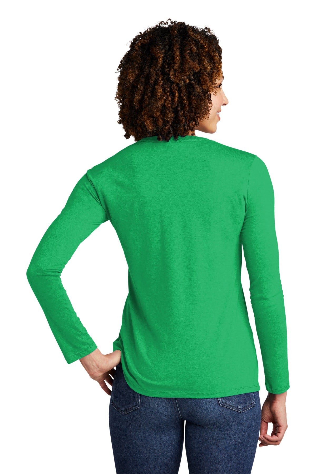 Allmade Women's Tri-Blend Long Sleeve Tee AL6008 Womens Apparel Shirts & Tops