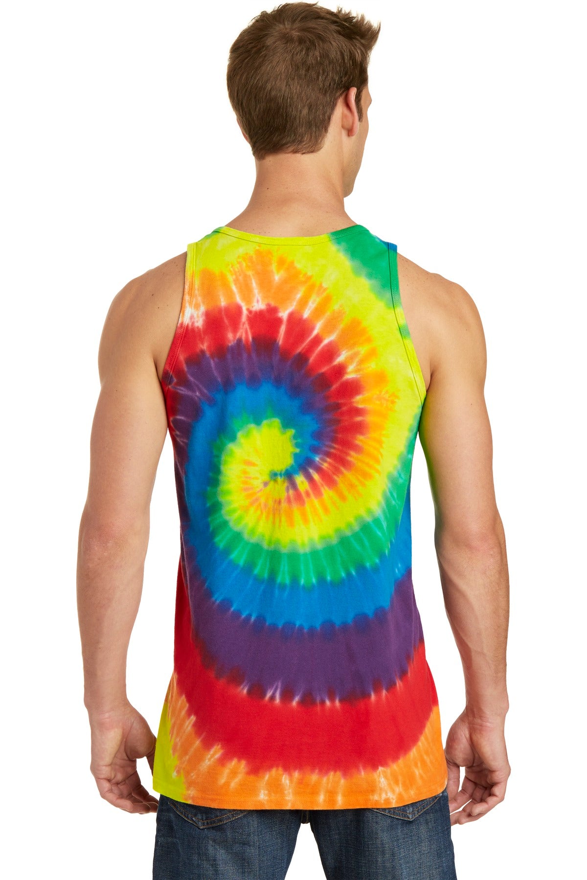 Port & Company Men's Tie-Dye Tank Top Mens Apparel Shirts & Tops