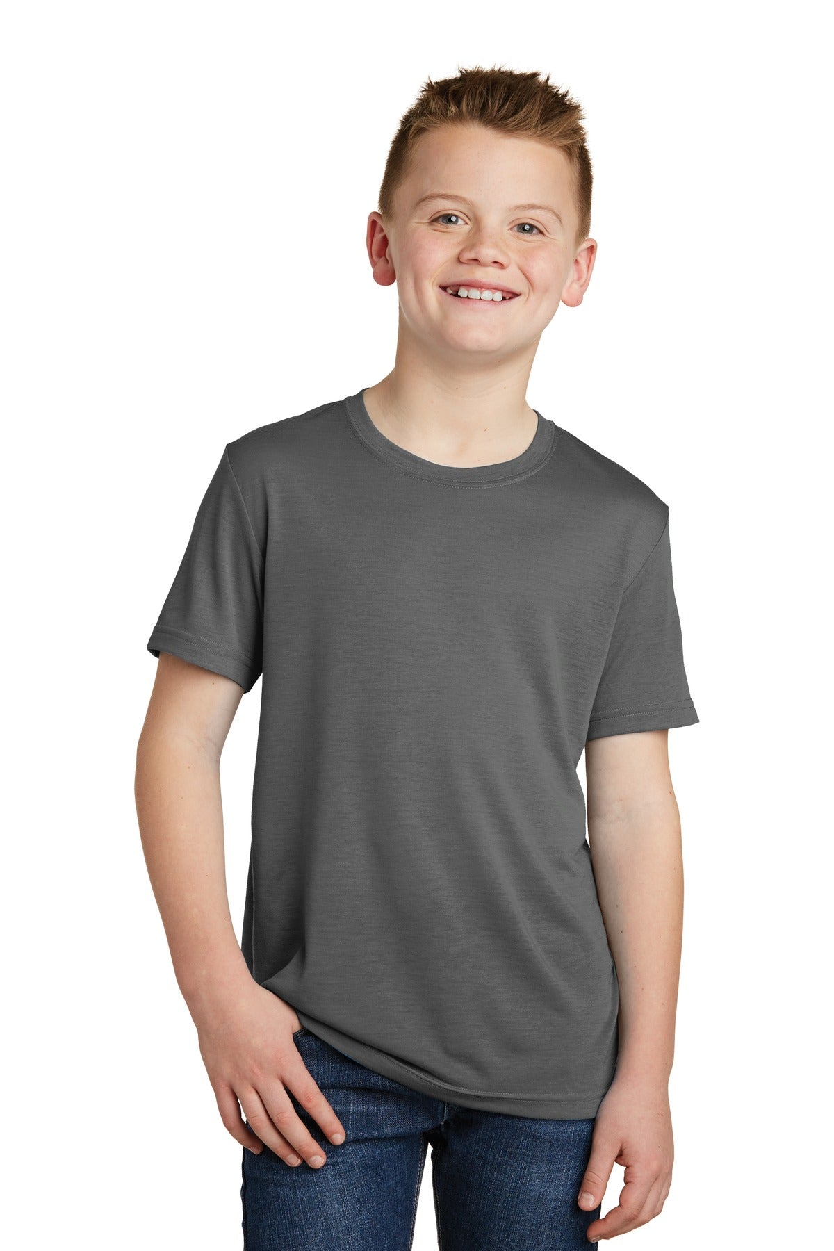 Sport-Tek Youth PosiCharge Competitor Cotton Touch Tee YST450 Youth Apparel Shirts & Tops