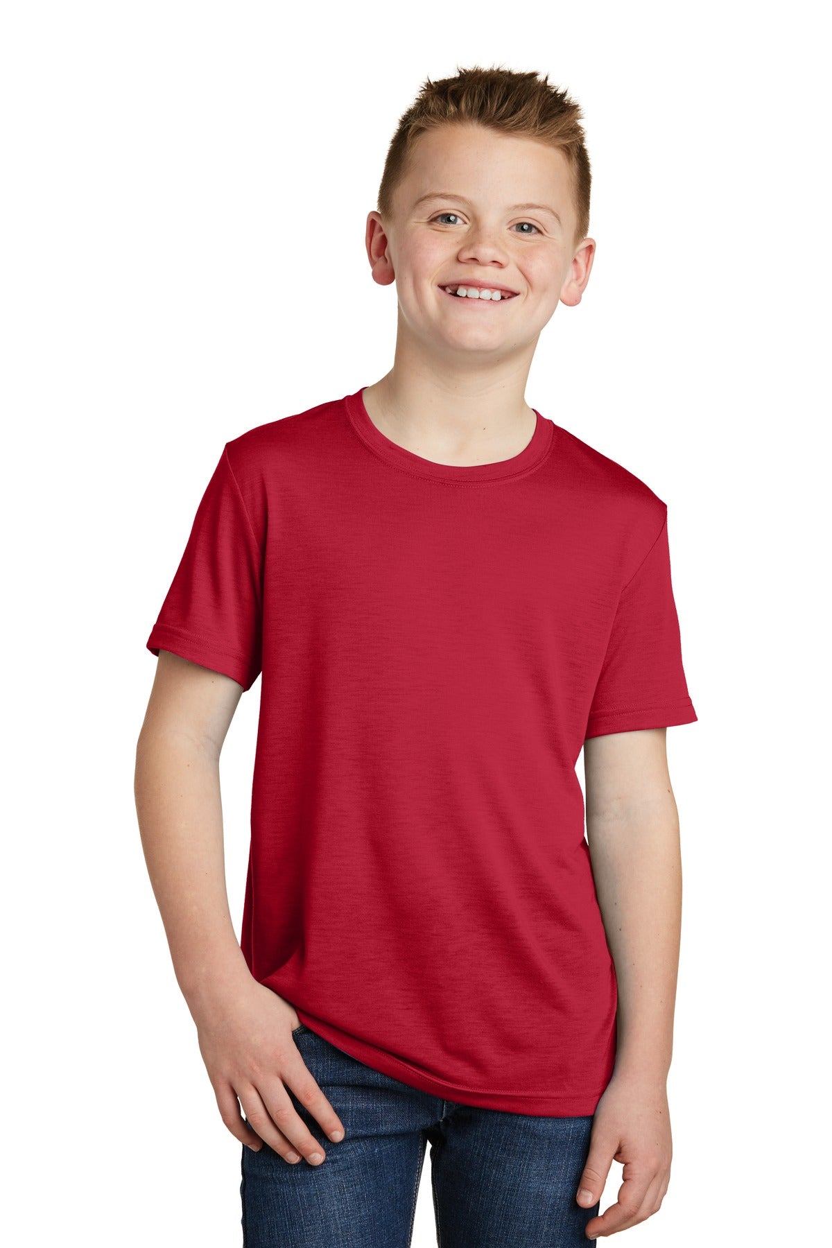 Sport-Tek Youth PosiCharge Competitor Cotton Touch Tee YST450 Youth Apparel Shirts & Tops