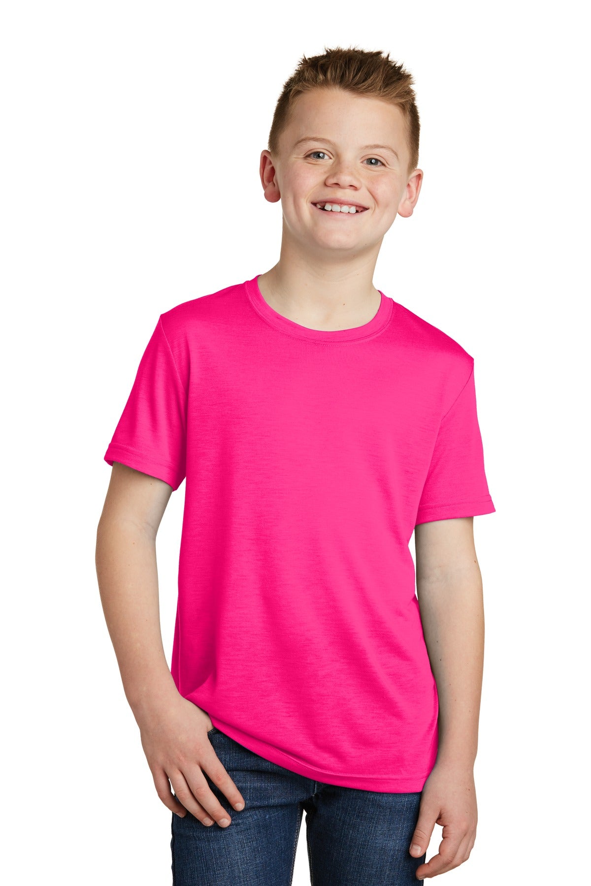 Sport-Tek Youth PosiCharge Competitor Cotton Touch Tee YST450 Youth Apparel Shirts & Tops