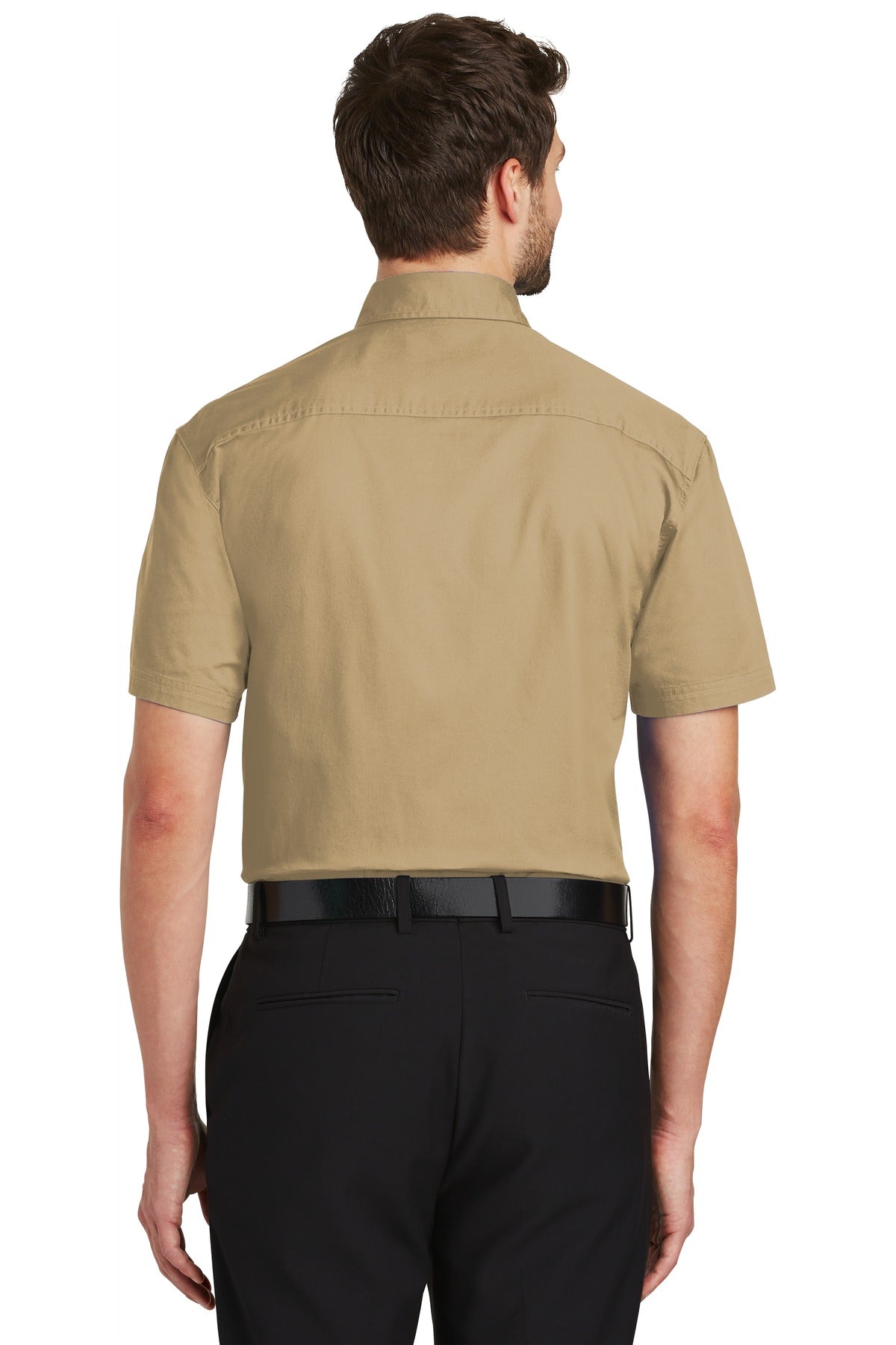 Port Authority Men's Short Sleeve Twill Shirt. S500T Mens Apparel Shirts & Tops