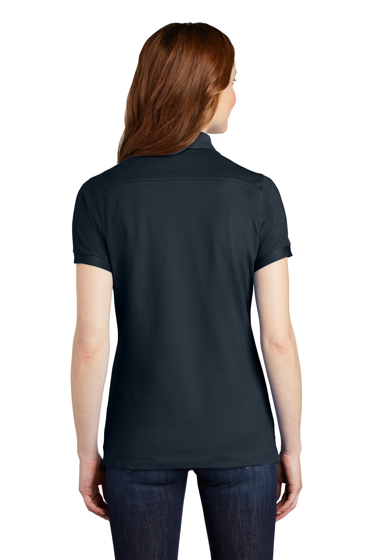 Port Authority Ladies Stretch Pique Polo. L555 Womens Apparel Shirts & Tops