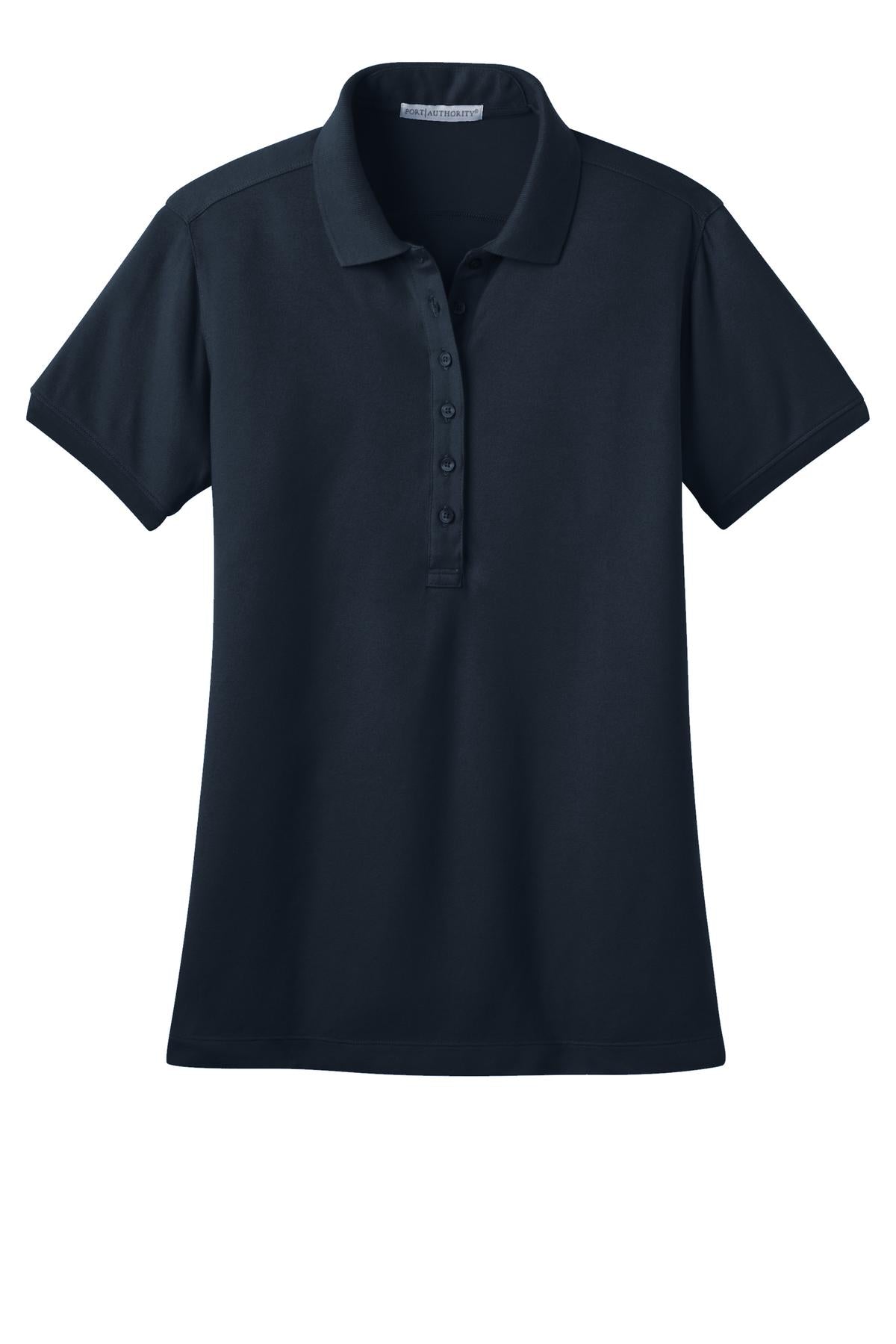 Port Authority Ladies Stretch Pique Polo. L555 Womens Apparel Shirts & Tops