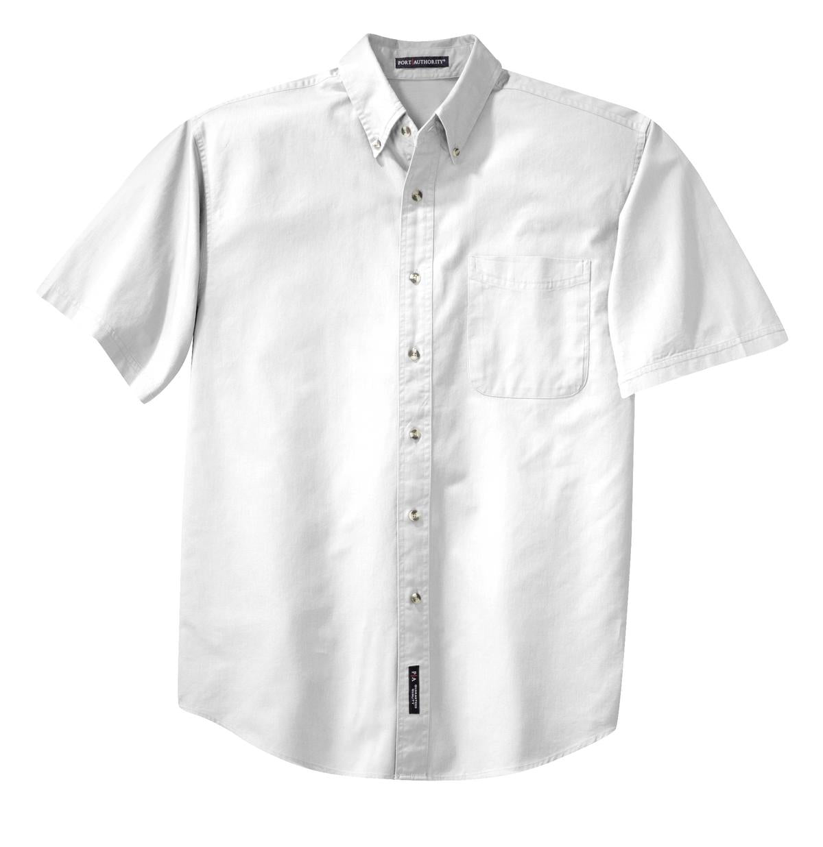 Port Authority Men's Short Sleeve Twill Shirt. S500T Mens Apparel Shirts & Tops