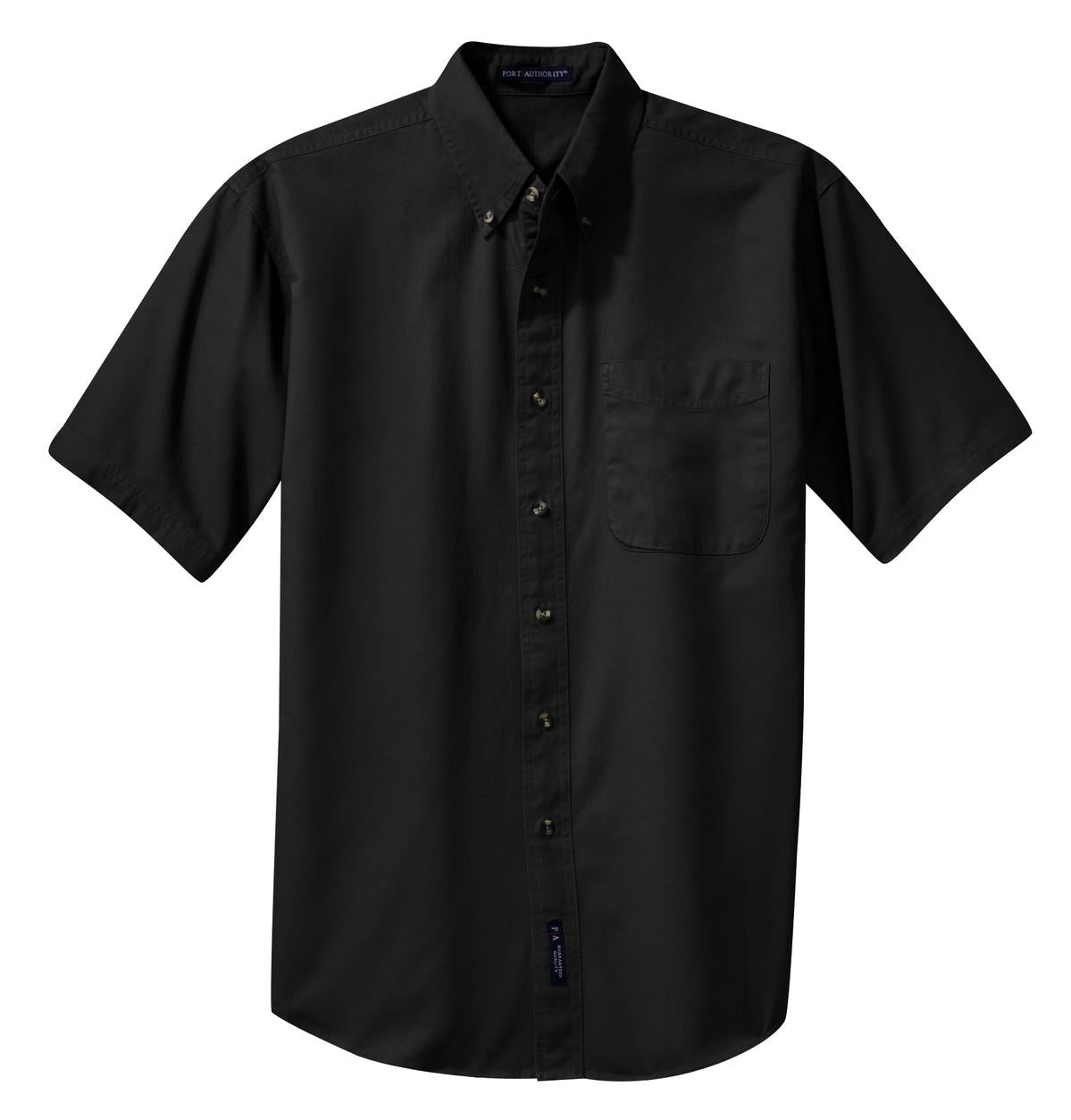 Port Authority Men's Short Sleeve Twill Shirt. S500T Mens Apparel Shirts & Tops