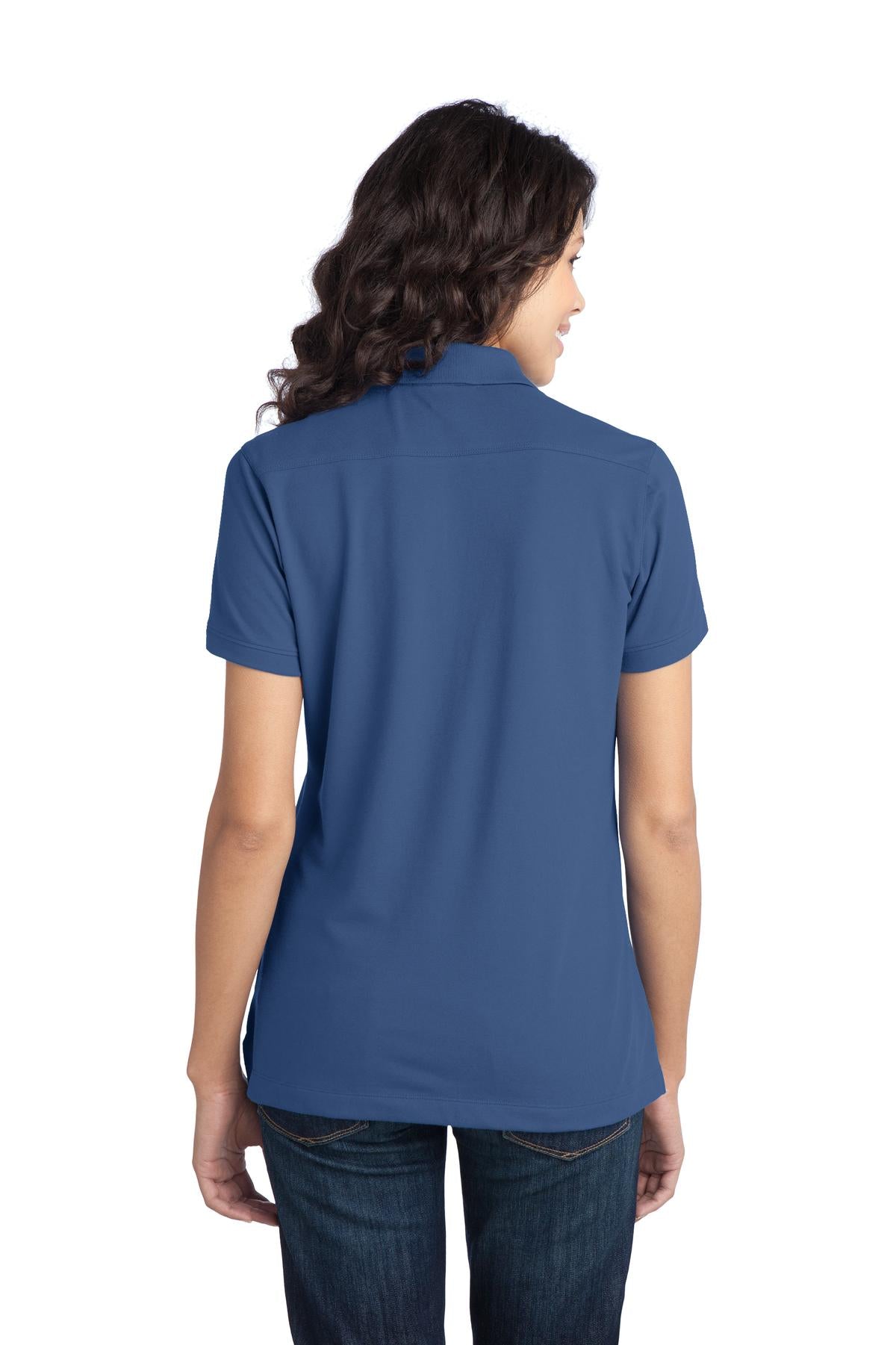 Port Authority Ladies Stretch Pique Polo. L555 Womens Apparel Shirts & Tops