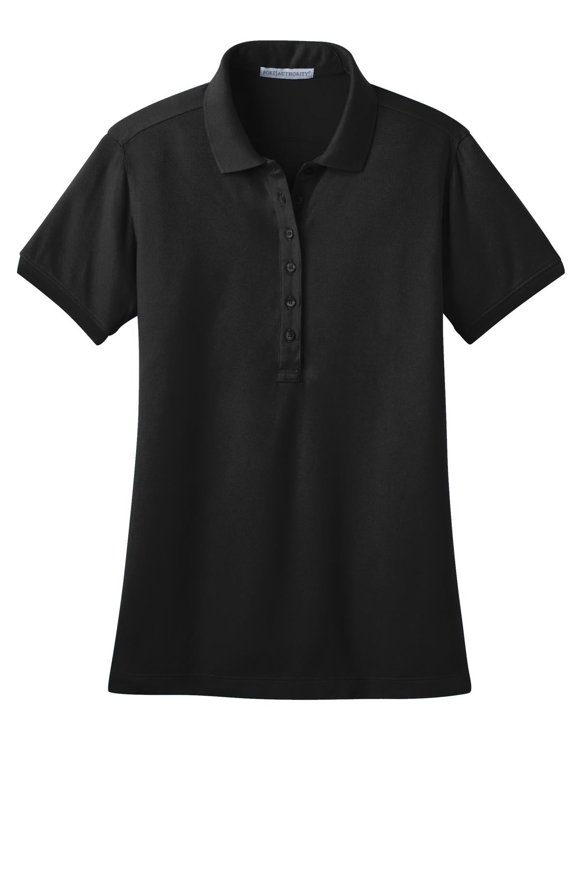 Port Authority Ladies Stretch Pique Polo. L555 Womens Apparel Shirts & Tops