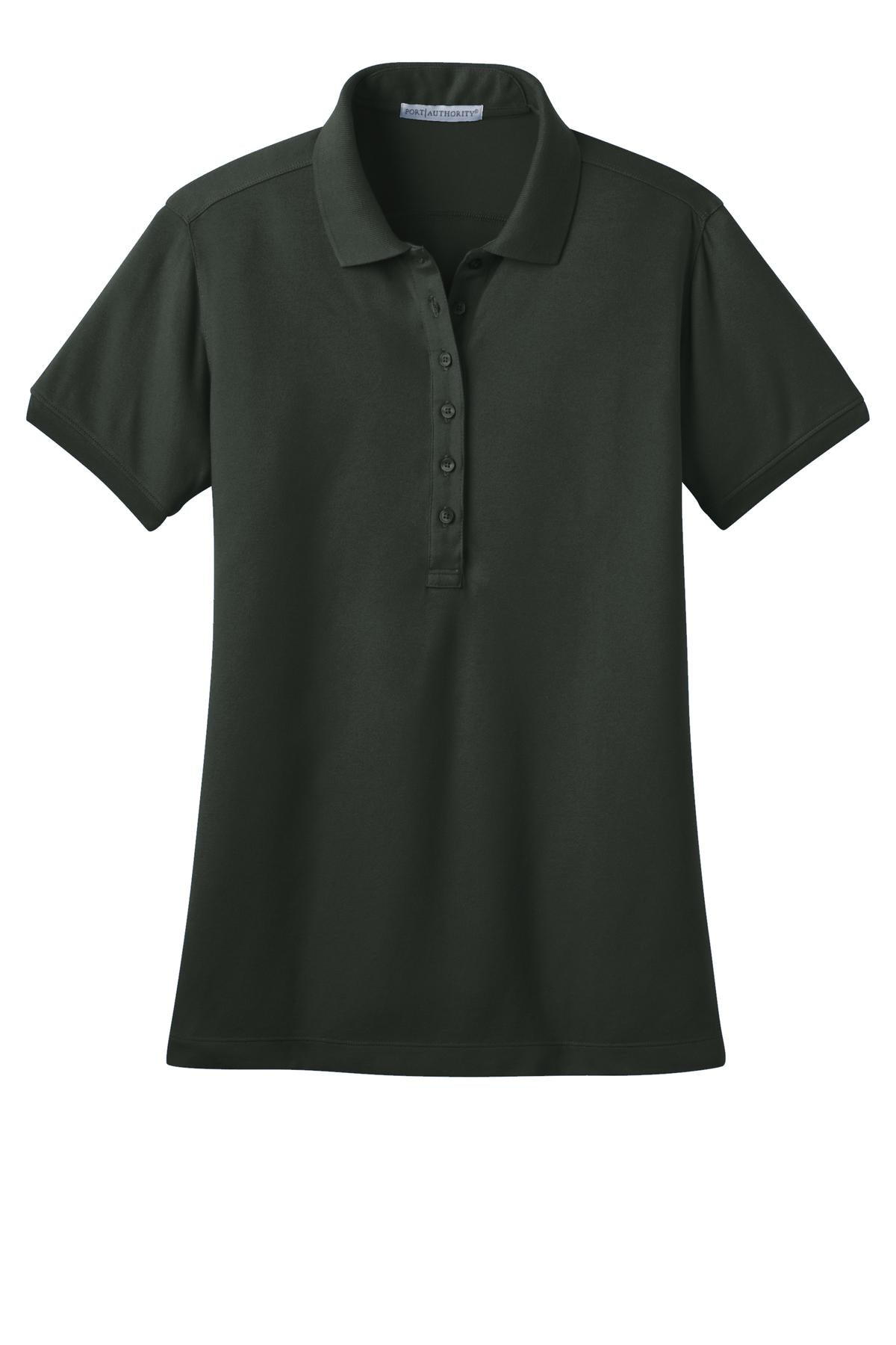 Port Authority Ladies Stretch Pique Polo. L555 Womens Apparel Shirts & Tops