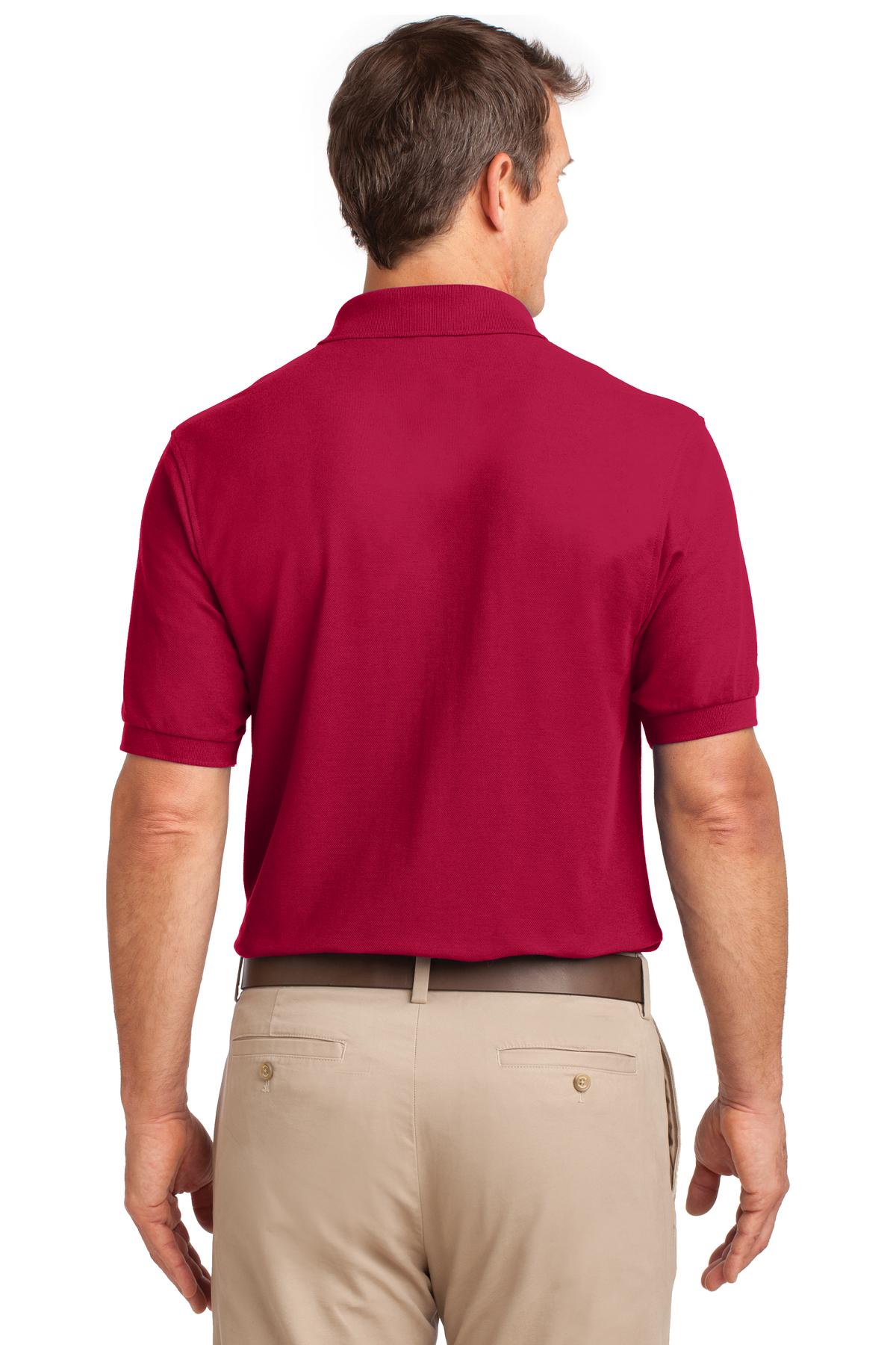 Port Authority Men's Tall Silk Touch Polo with Pocket. TLK500P Mens Apparel Shirts & Tops