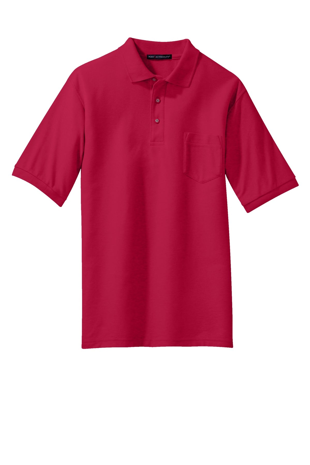 Port Authority Men's Tall Silk Touch Polo with Pocket. TLK500P Mens Apparel Shirts & Tops