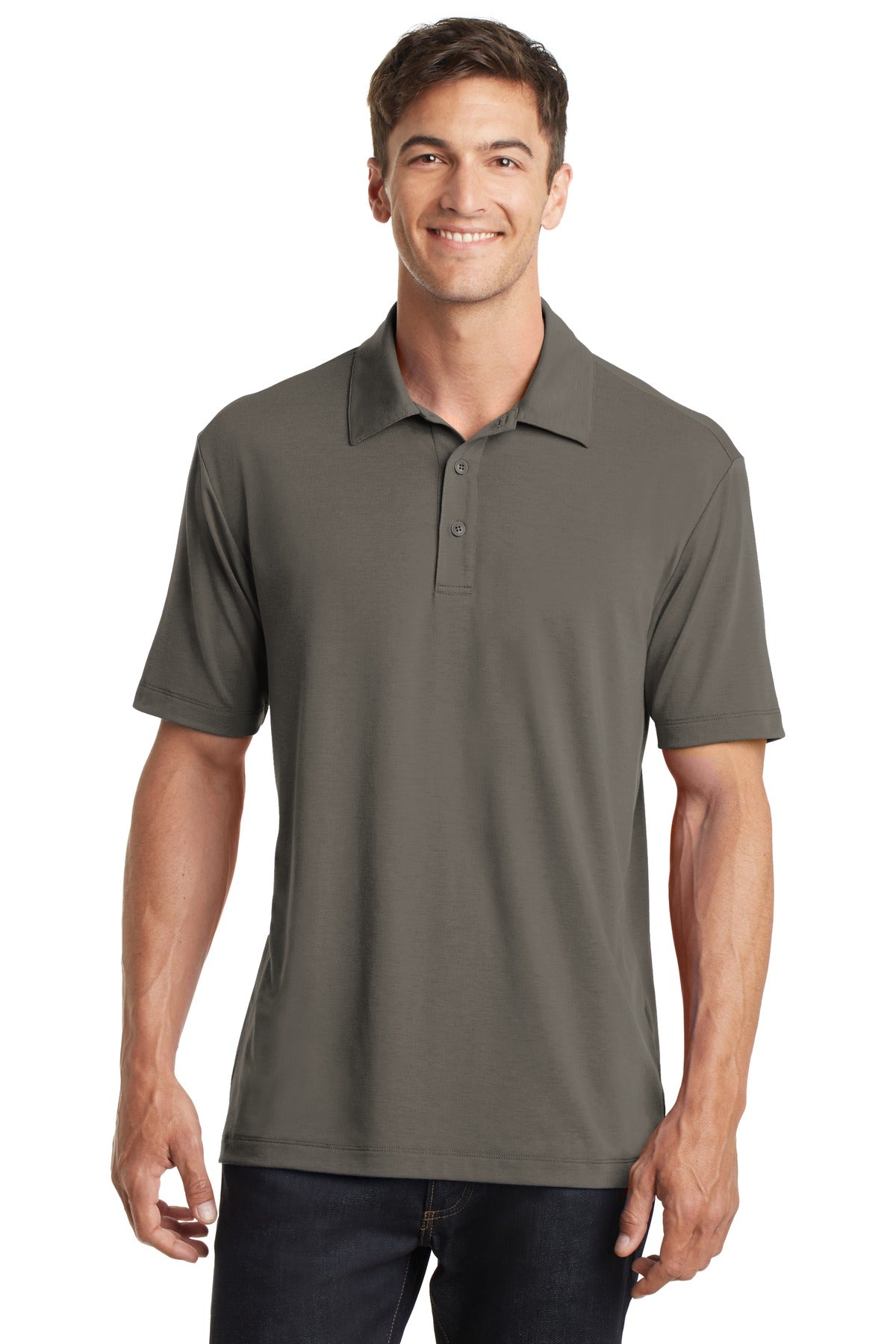 Port Authority Men's Cotton Touch Performance Polo. K568 Mens Apparel Shirts & Tops
