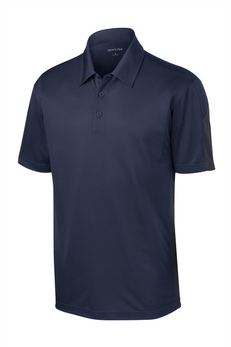 Sport-Tek Men's PosiCharge Active Textured Colorblock Polo Mens Apparel Shirts & Tops