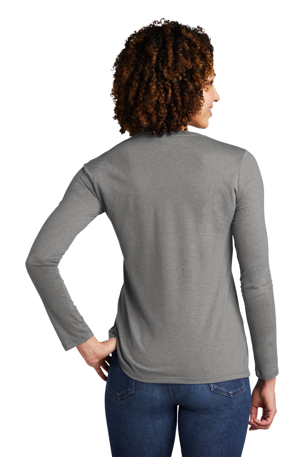 Allmade Women's Tri-Blend Long Sleeve Tee AL6008 Womens Apparel Shirts & Tops