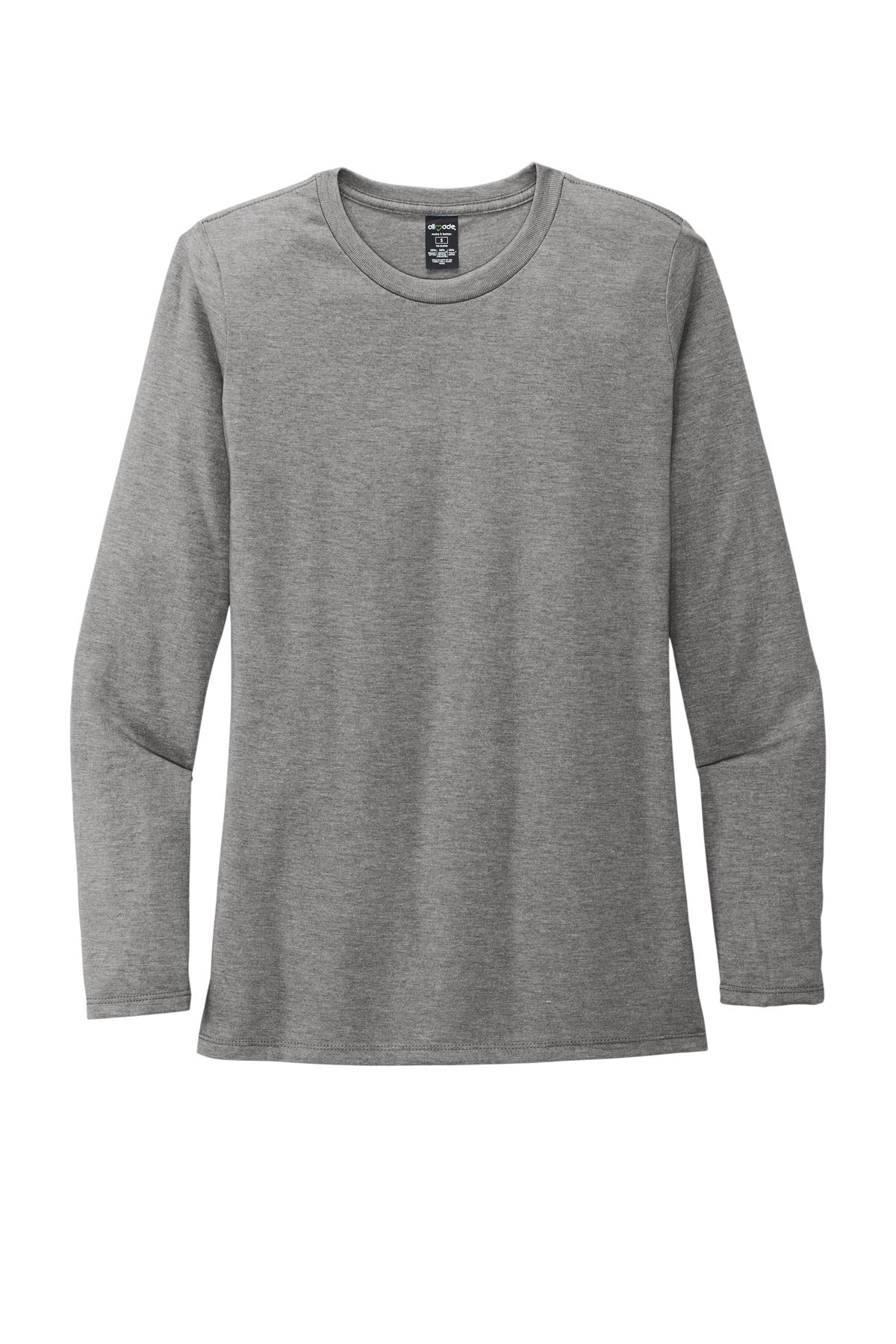 Allmade Women's Tri-Blend Long Sleeve Tee AL6008 Womens Apparel Shirts & Tops