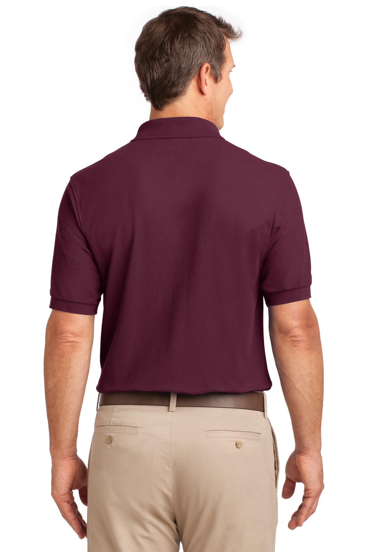 Port Authority Men's Tall Silk Touch Polo with Pocket. TLK500P Mens Apparel Shirts & Tops