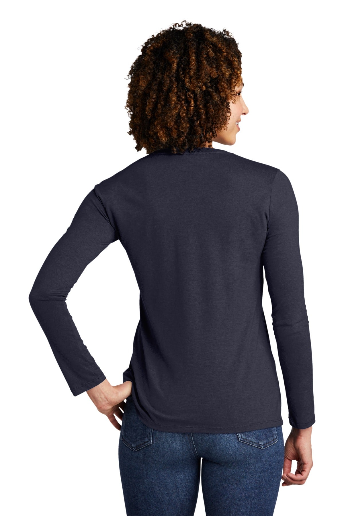 Allmade Women's Tri-Blend Long Sleeve Tee AL6008 Womens Apparel Shirts & Tops