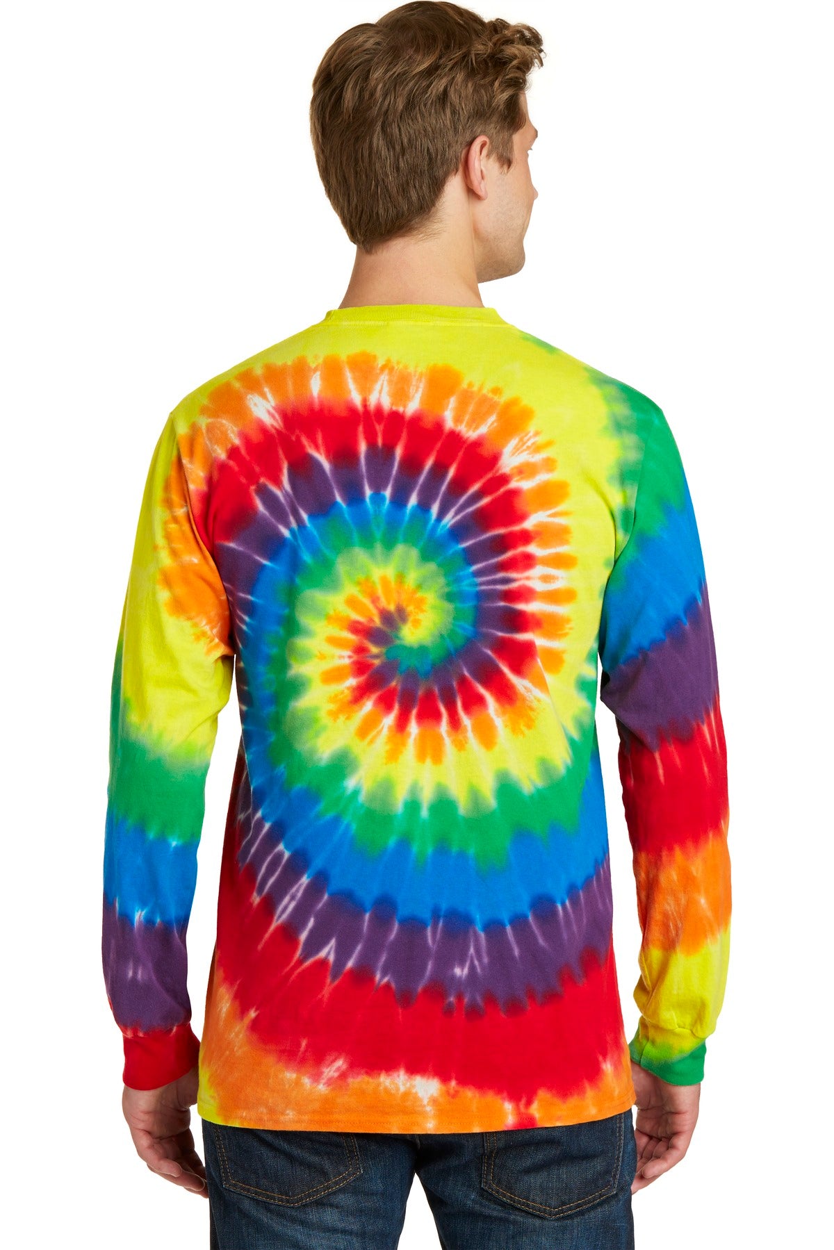 Port & Company Men's Tie-Dye Long Sleeve Tee Mens Apparel Shirts & Tops