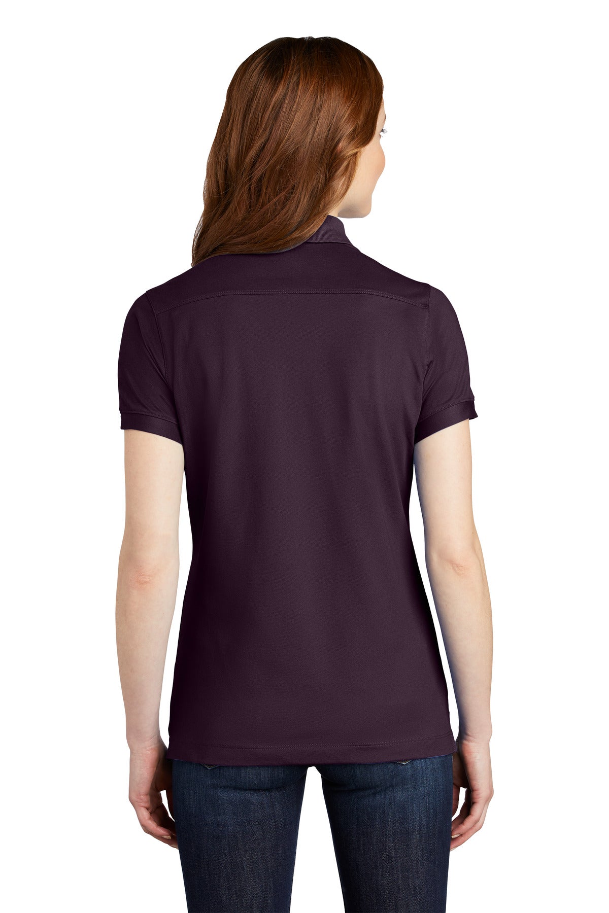 Port Authority Ladies Stretch Pique Polo. L555 Womens Apparel Shirts & Tops