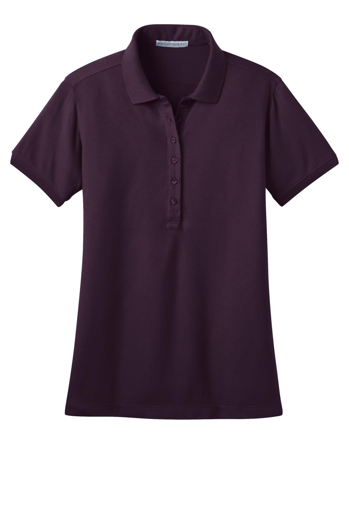 Port Authority Ladies Stretch Pique Polo. L555 Womens Apparel Shirts & Tops