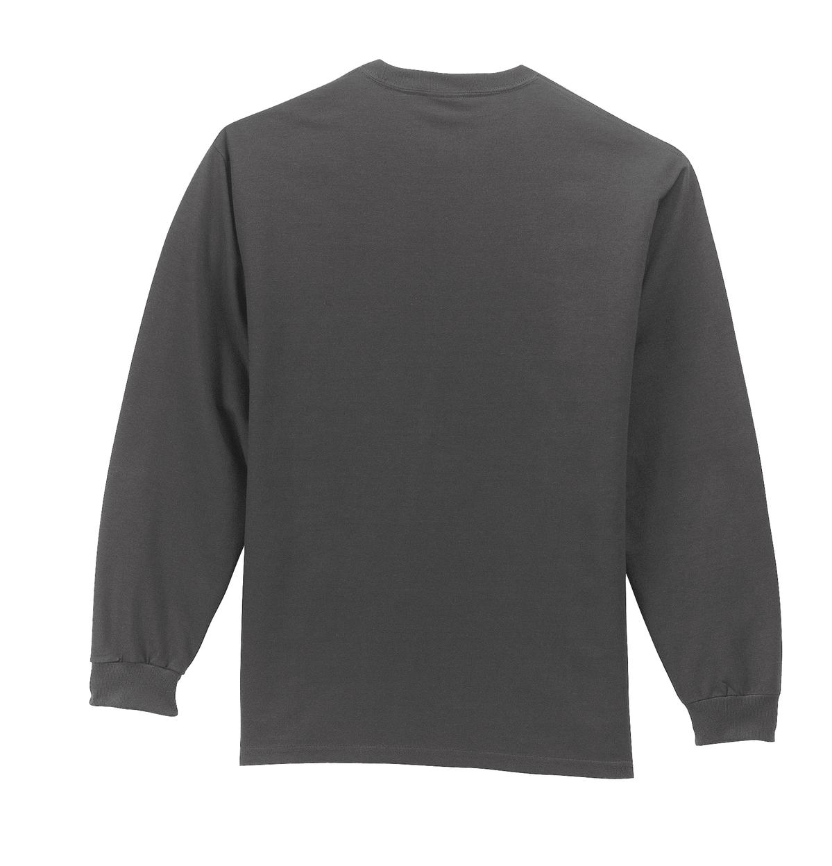 Port & Company Men's Tall Long Sleeve Essential Pocket Tee Mens Apparel Shirts & Tops