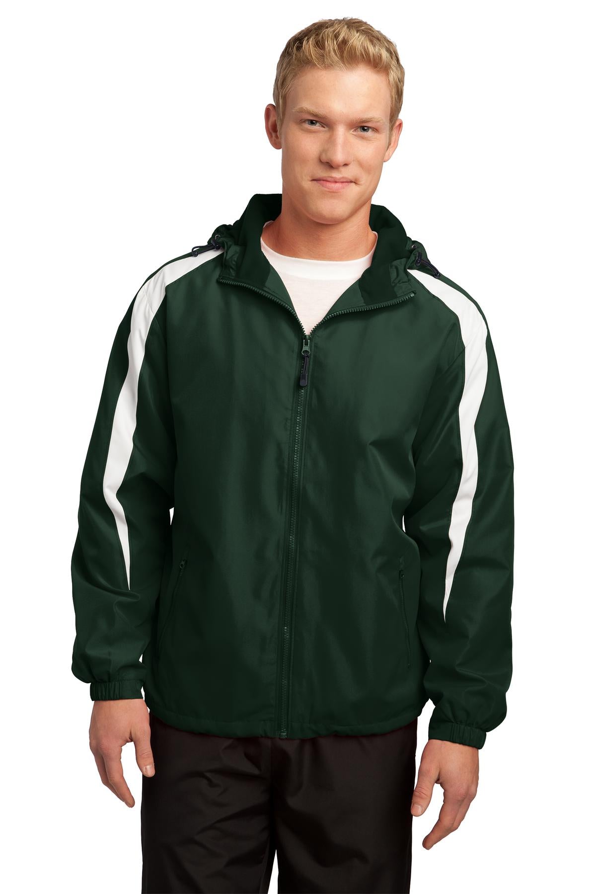 Sport-Tek Men's Fleece-Lined Colorblock Jacket Mens Apparel Jackets & Vests
