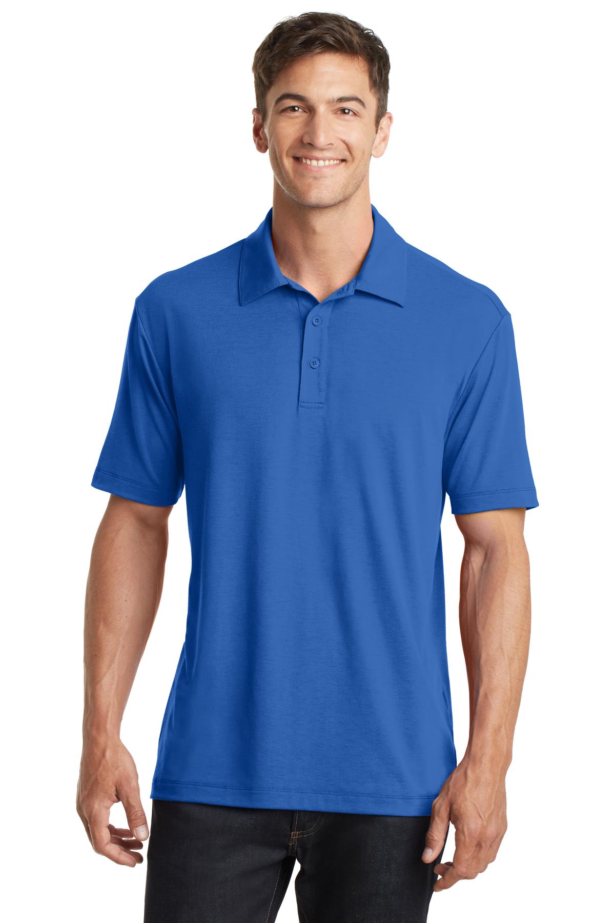 Port Authority Men's Cotton Touch Performance Polo. K568 Mens Apparel Shirts & Tops