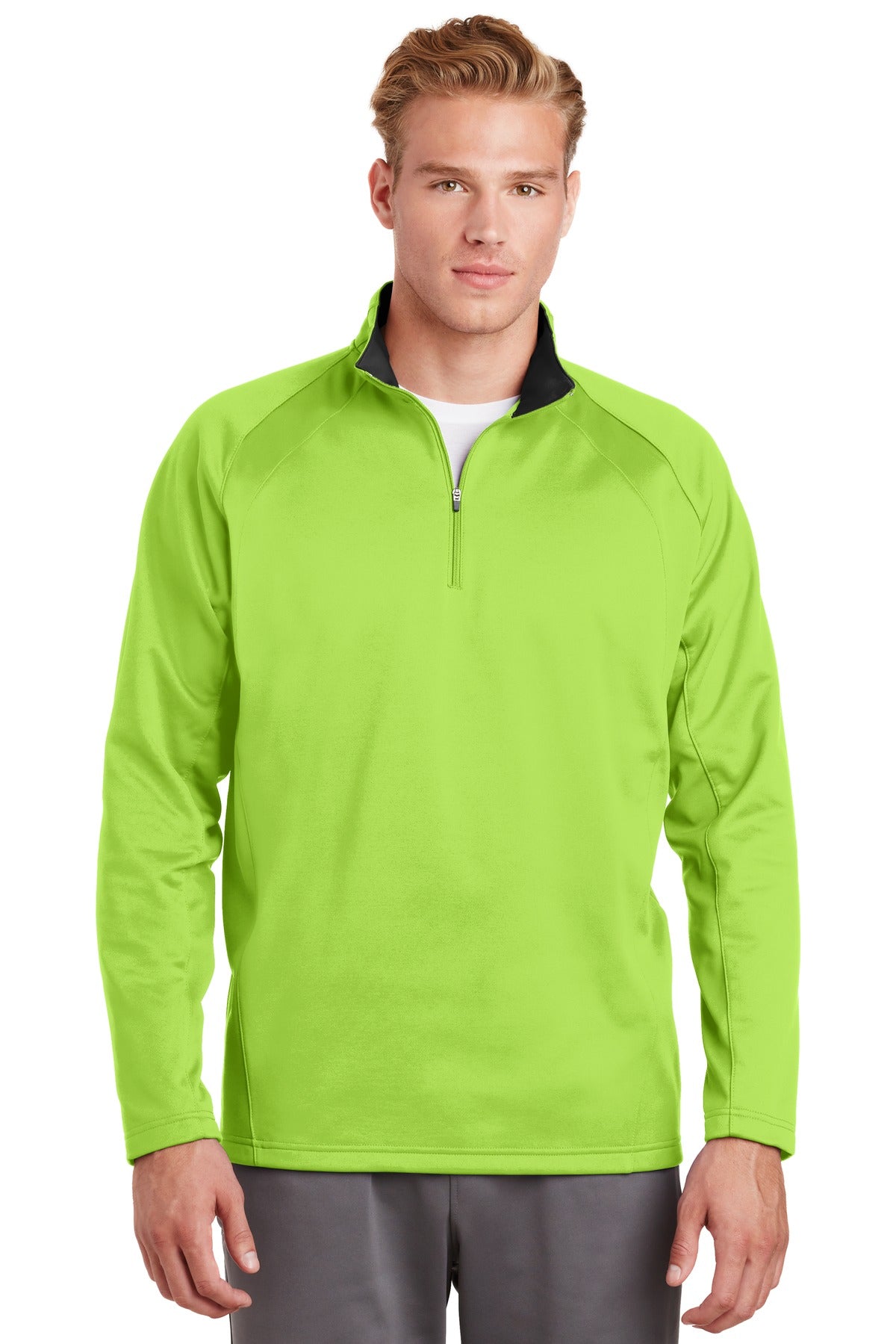 Sport-Tek Men's Sport-Wick Fleece 1/4-Zip Pullover Mens Apparel Sweatshirts & Fleece