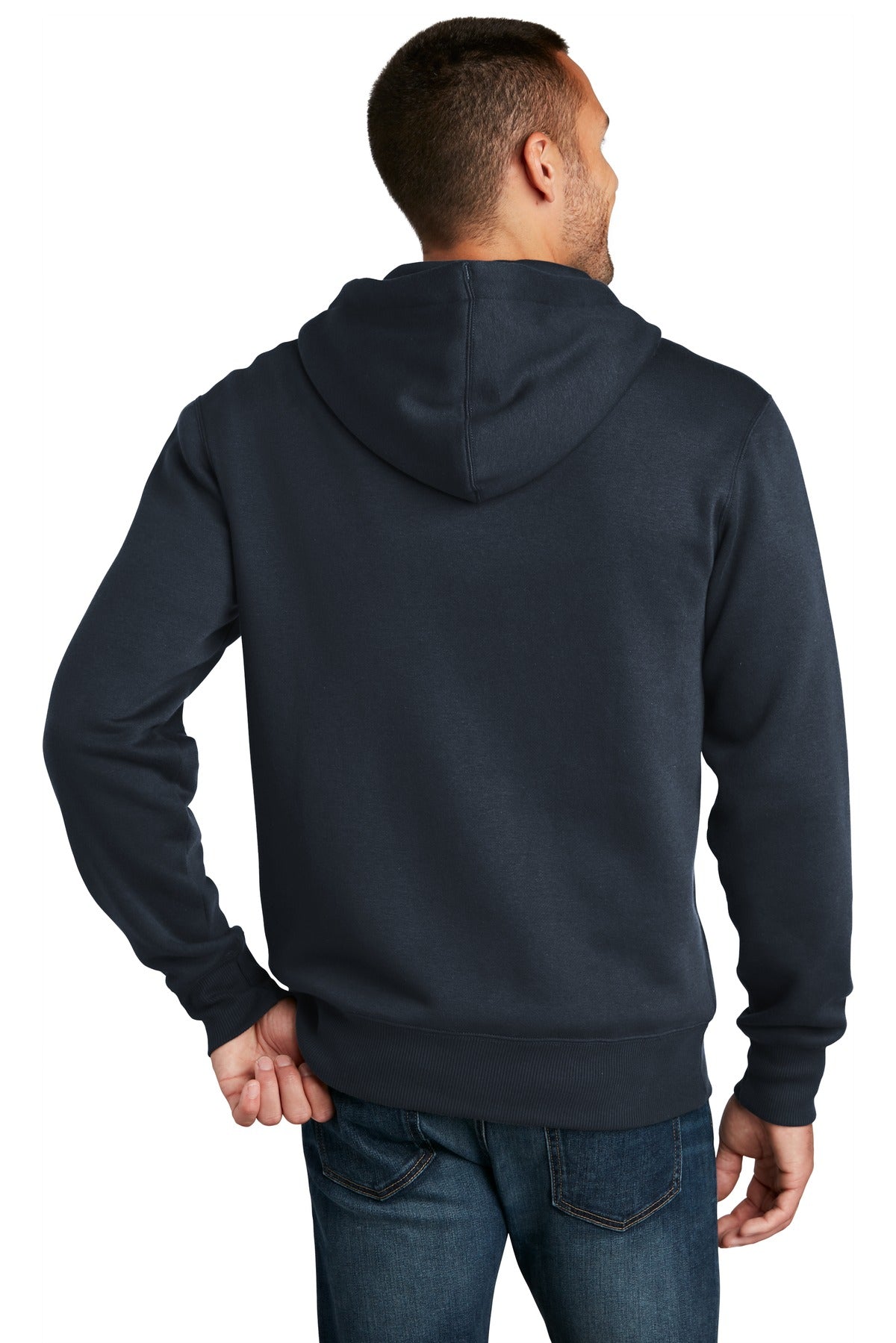 District Men's Perfect Weight Fleece Full-Zip Hoodie Mens Apparel Sweatshirts & Fleece