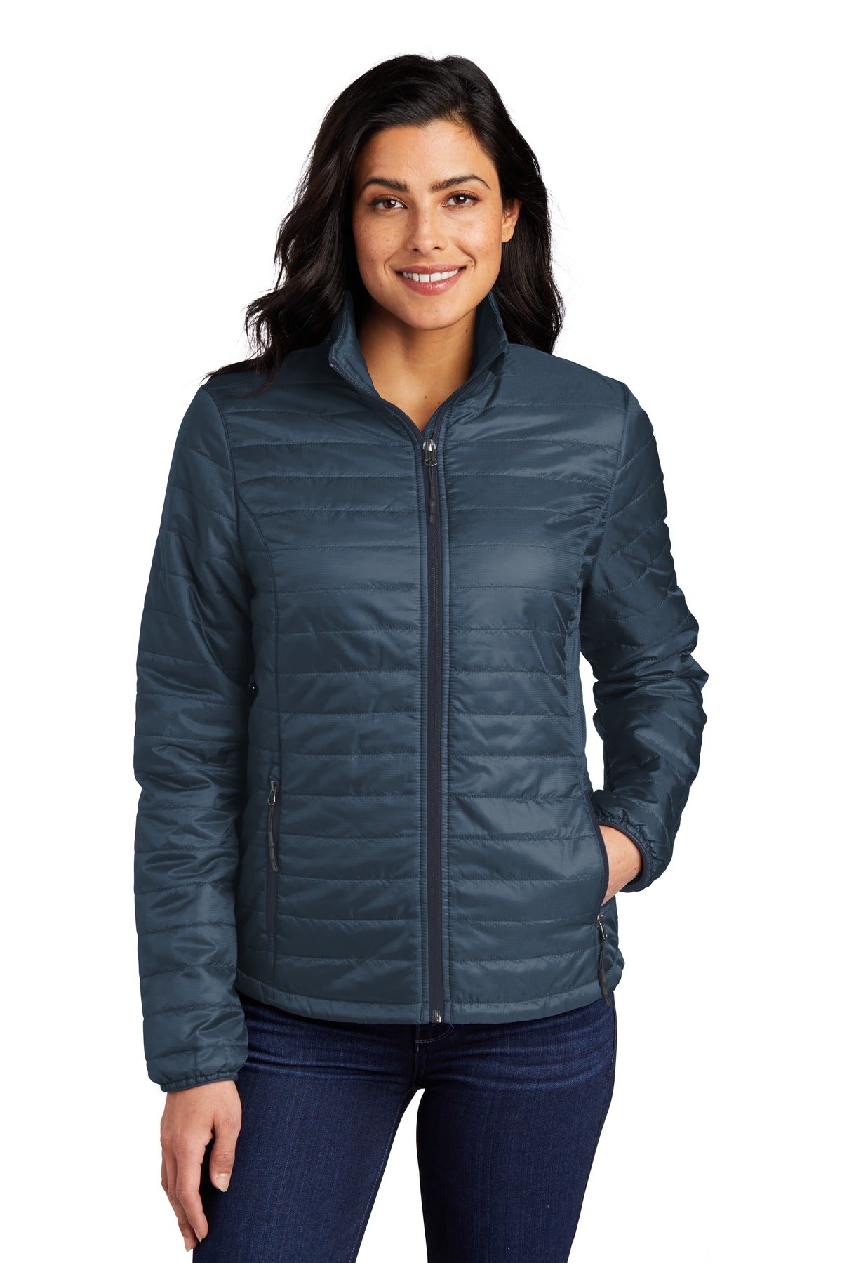 Port Authority Ladies Packable Puffy Jacket. L850 Womens Apparel Jackets & Vests