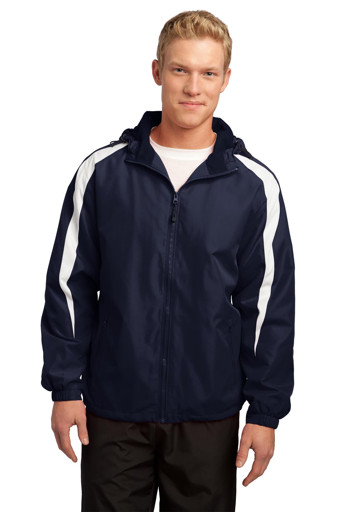 Sport-Tek Men's Fleece-Lined Colorblock Jacket Mens Apparel Jackets & Vests