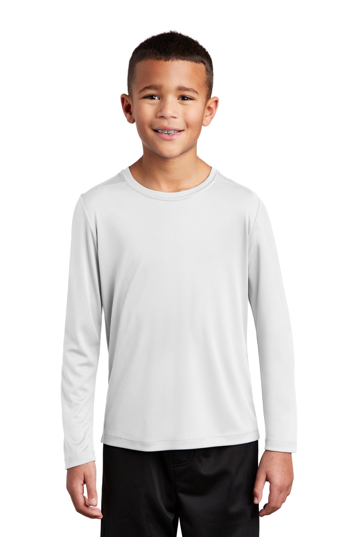 Sport-Tek Youth Posi-UV Pro Long Sleeve Tee YST420IS Youth Apparel Shirts & Tops