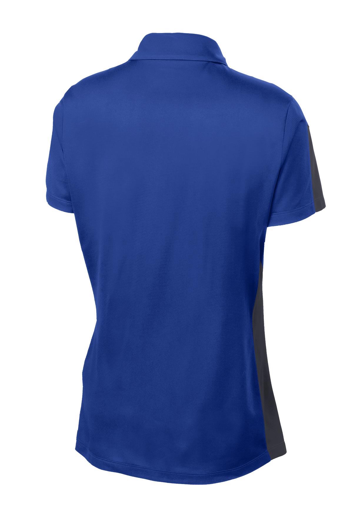 Sport-Tek Women's PosiCharge Active Textured Colorblock Polo LST695 Womens Apparel Shirts & Tops