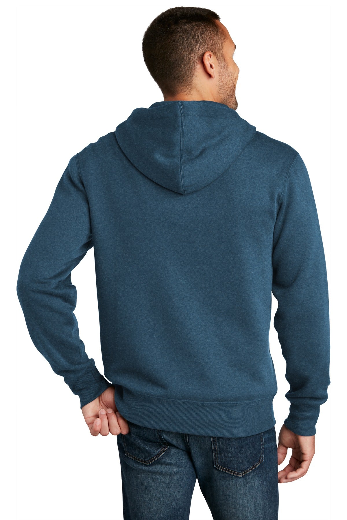 District Men's Perfect Weight Fleece Full-Zip Hoodie Mens Apparel Sweatshirts & Fleece