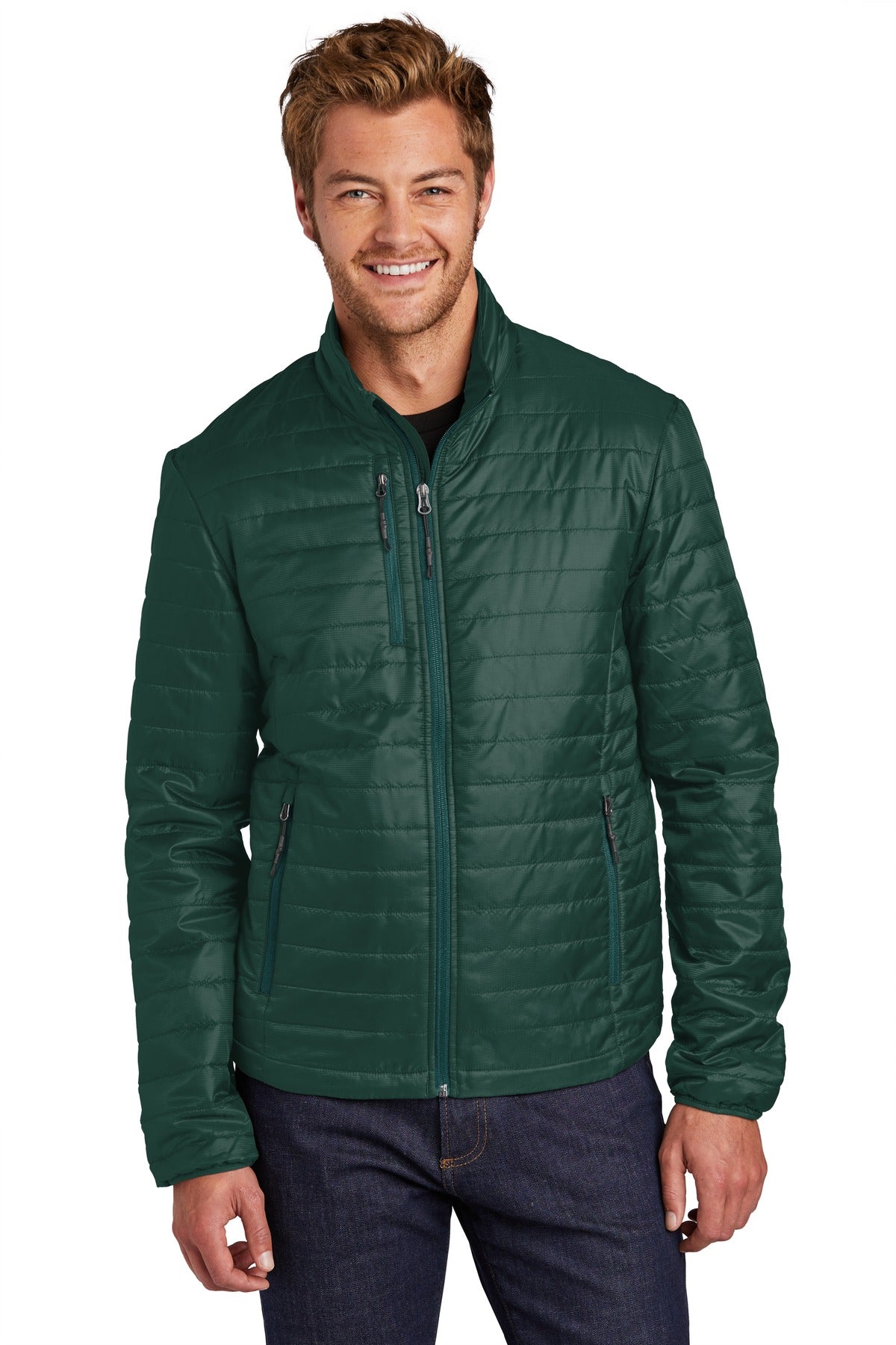 Port Authority Packable Puffy Jacket J850 Mens Apparel Jackets & Vests
