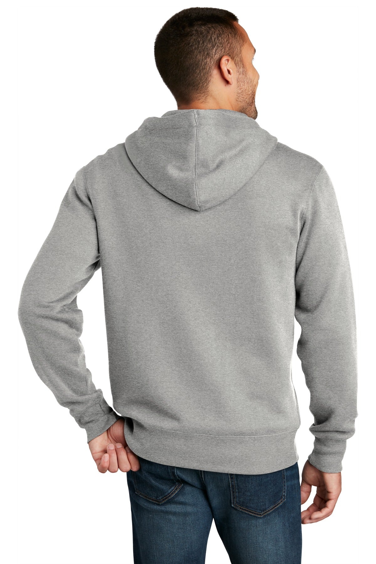 District Men's Perfect Weight Fleece Full-Zip Hoodie Mens Apparel Sweatshirts & Fleece
