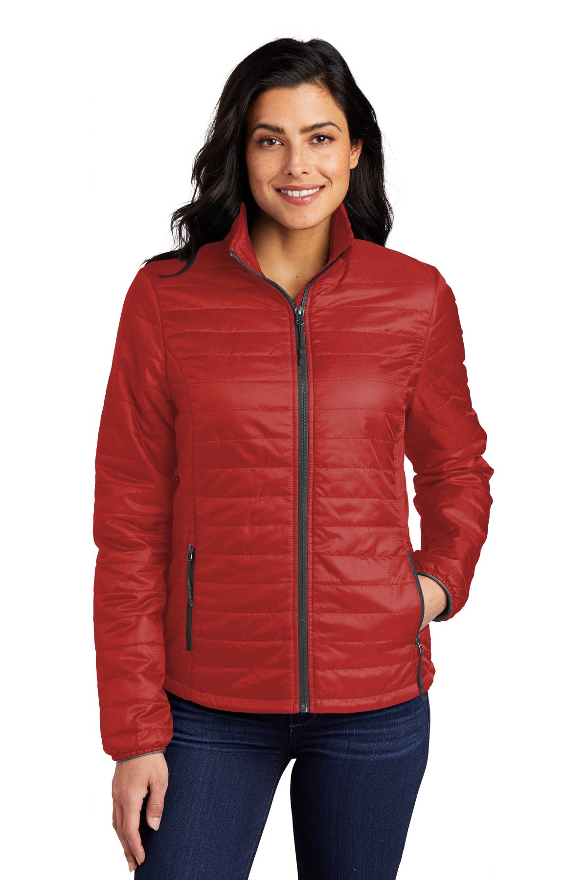 Port Authority Ladies Packable Puffy Jacket. L850 Womens Apparel Jackets & Vests