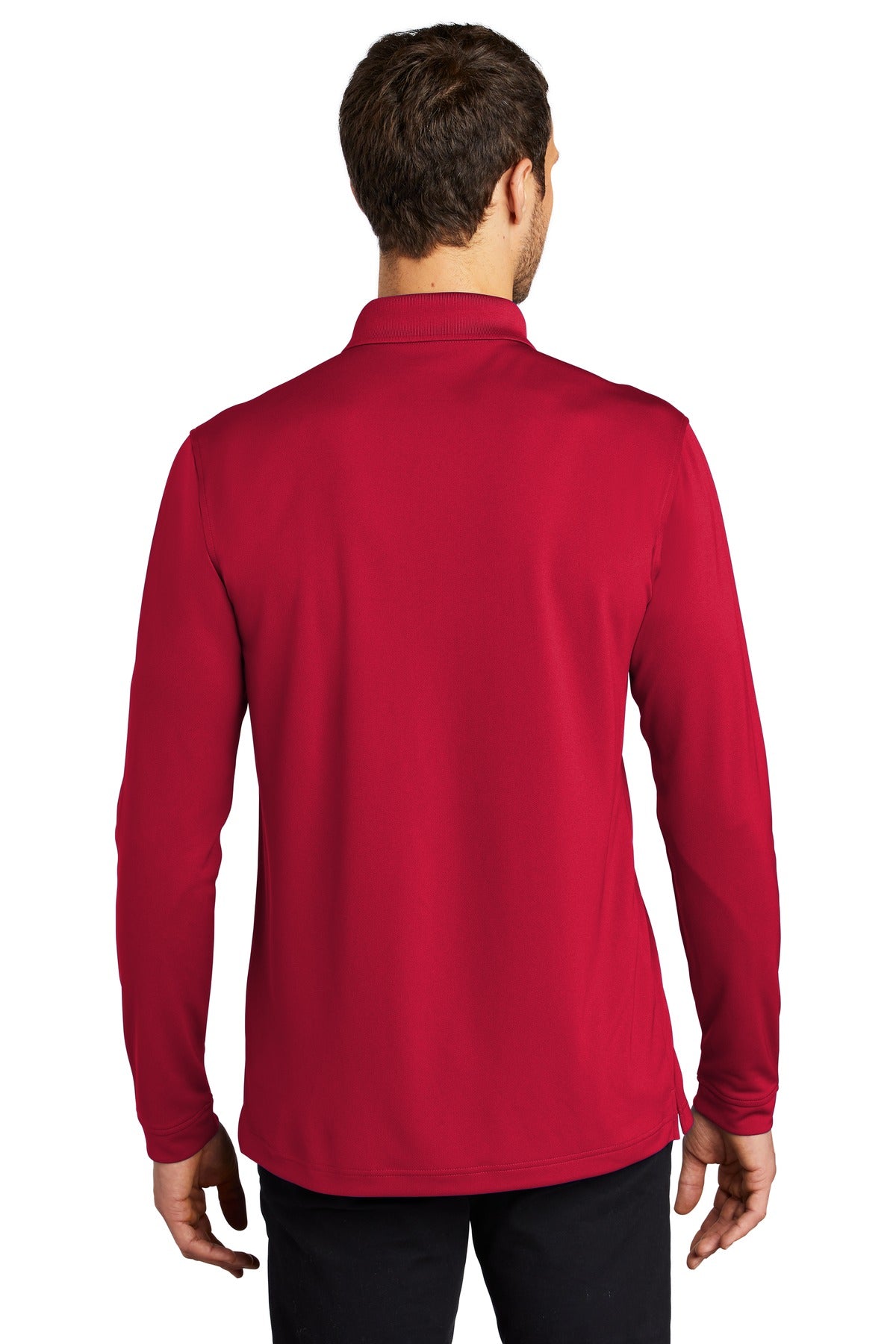 Port Authority Men's Dry Zone UV Micro-Mesh Long Sleeve Polo K110LS Mens Apparel Shirts & Tops