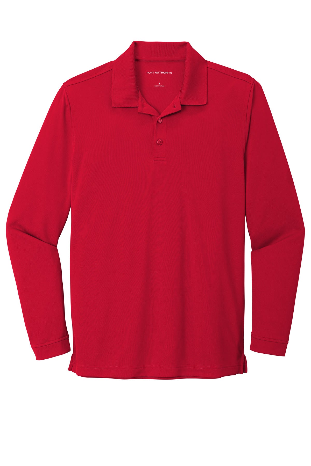 Port Authority Men's Dry Zone UV Micro-Mesh Long Sleeve Polo K110LS Mens Apparel Shirts & Tops