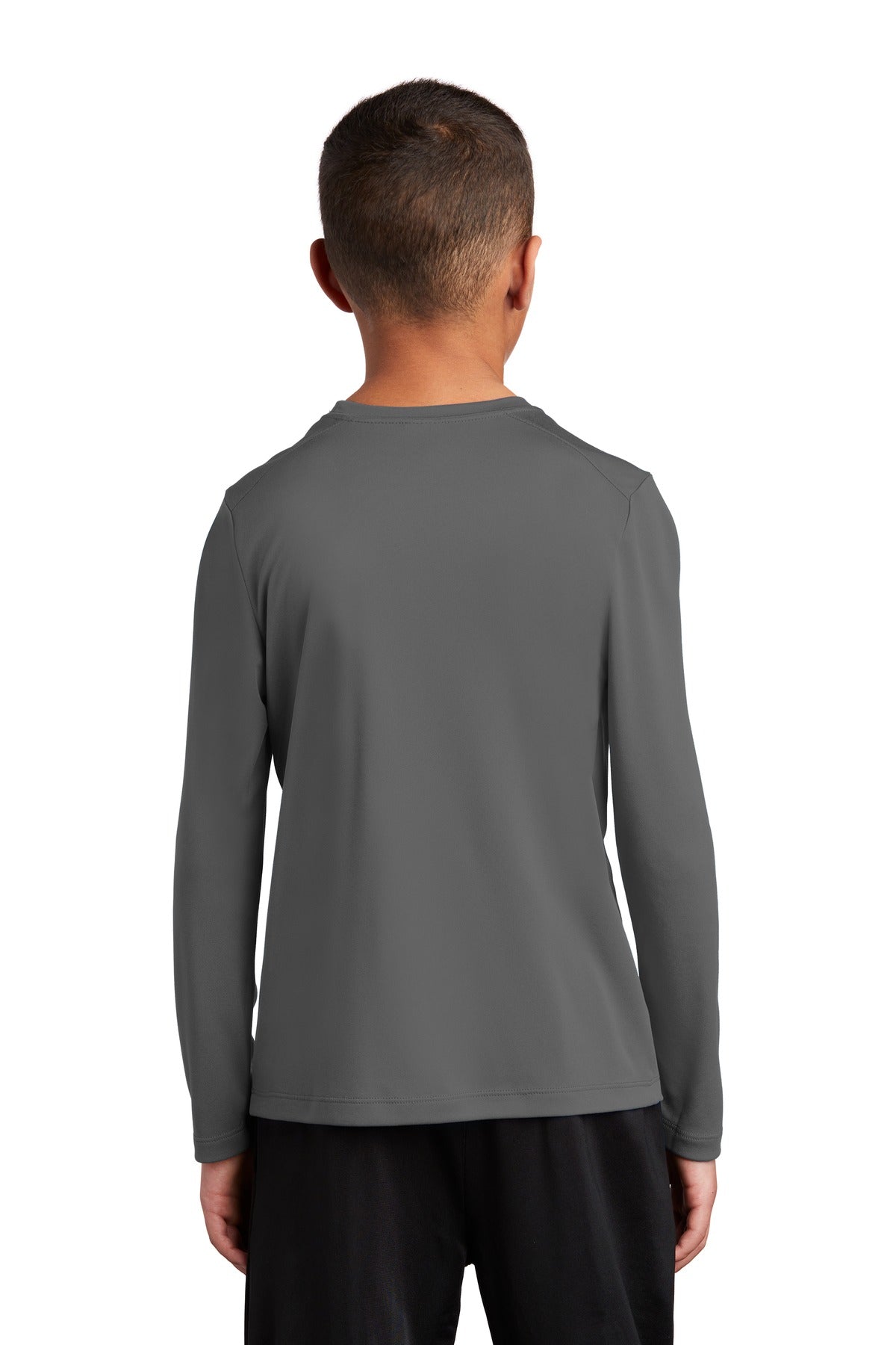 Sport-Tek Youth Posi-UV Pro Long Sleeve Tee YST420IS Youth Apparel Shirts & Tops