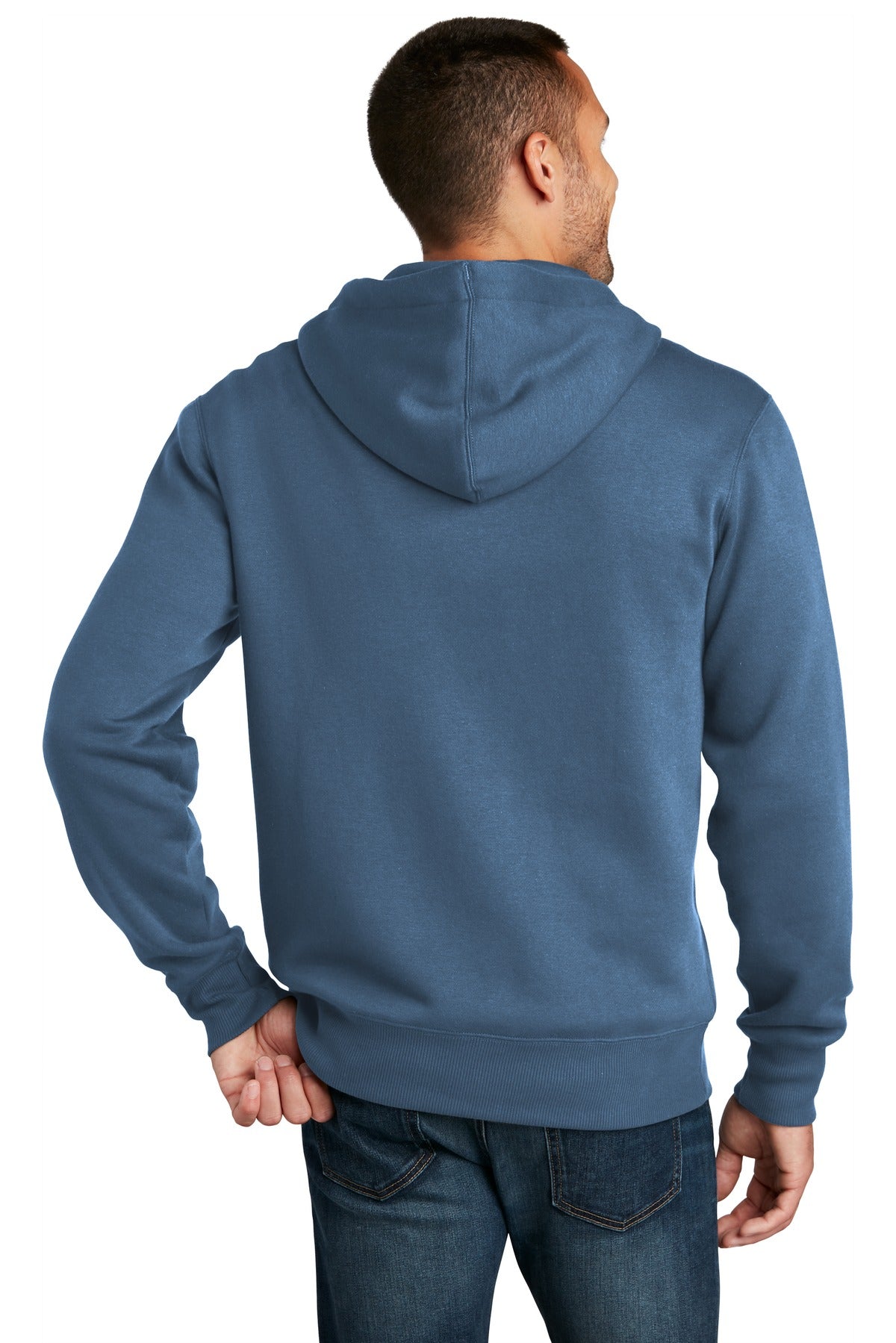 District Men's Perfect Weight Fleece Full-Zip Hoodie Mens Apparel Sweatshirts & Fleece
