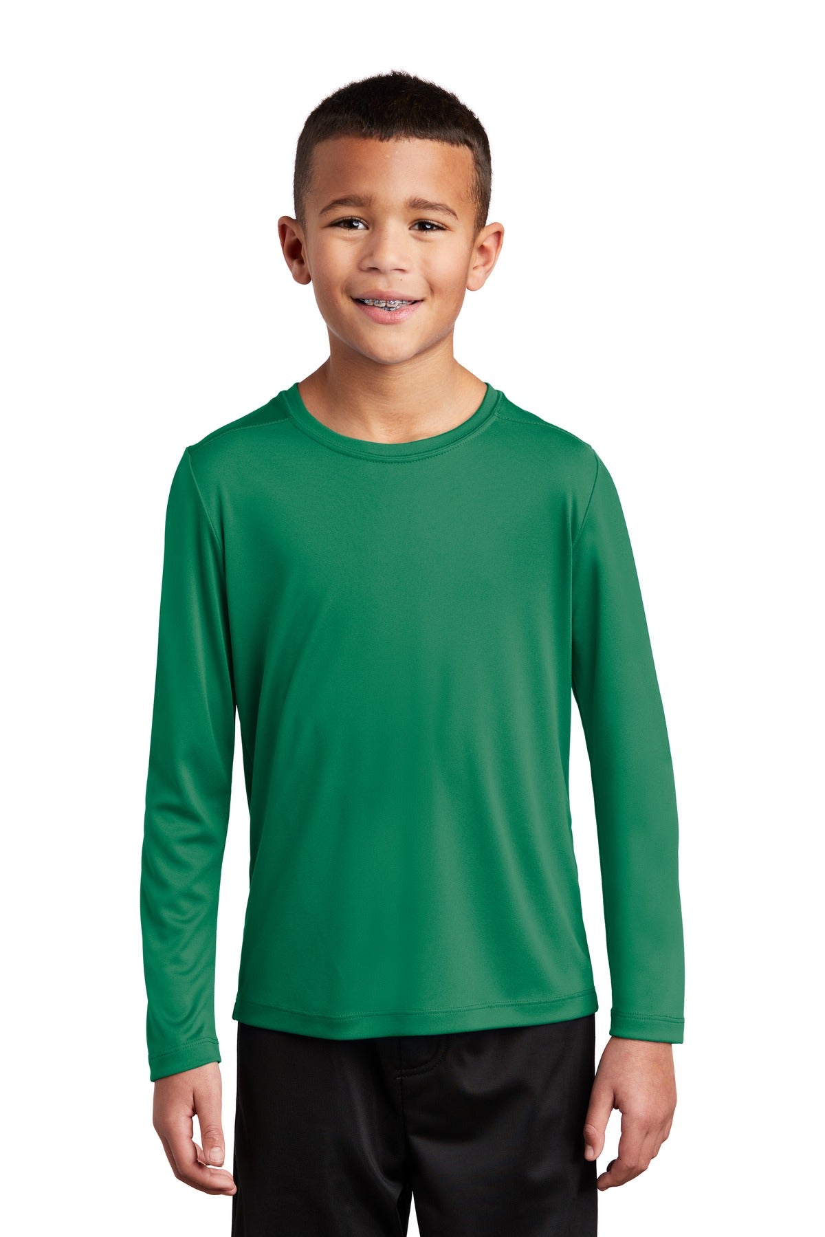 Sport-Tek Youth Posi-UV Pro Long Sleeve Tee YST420IS Youth Apparel Shirts & Tops