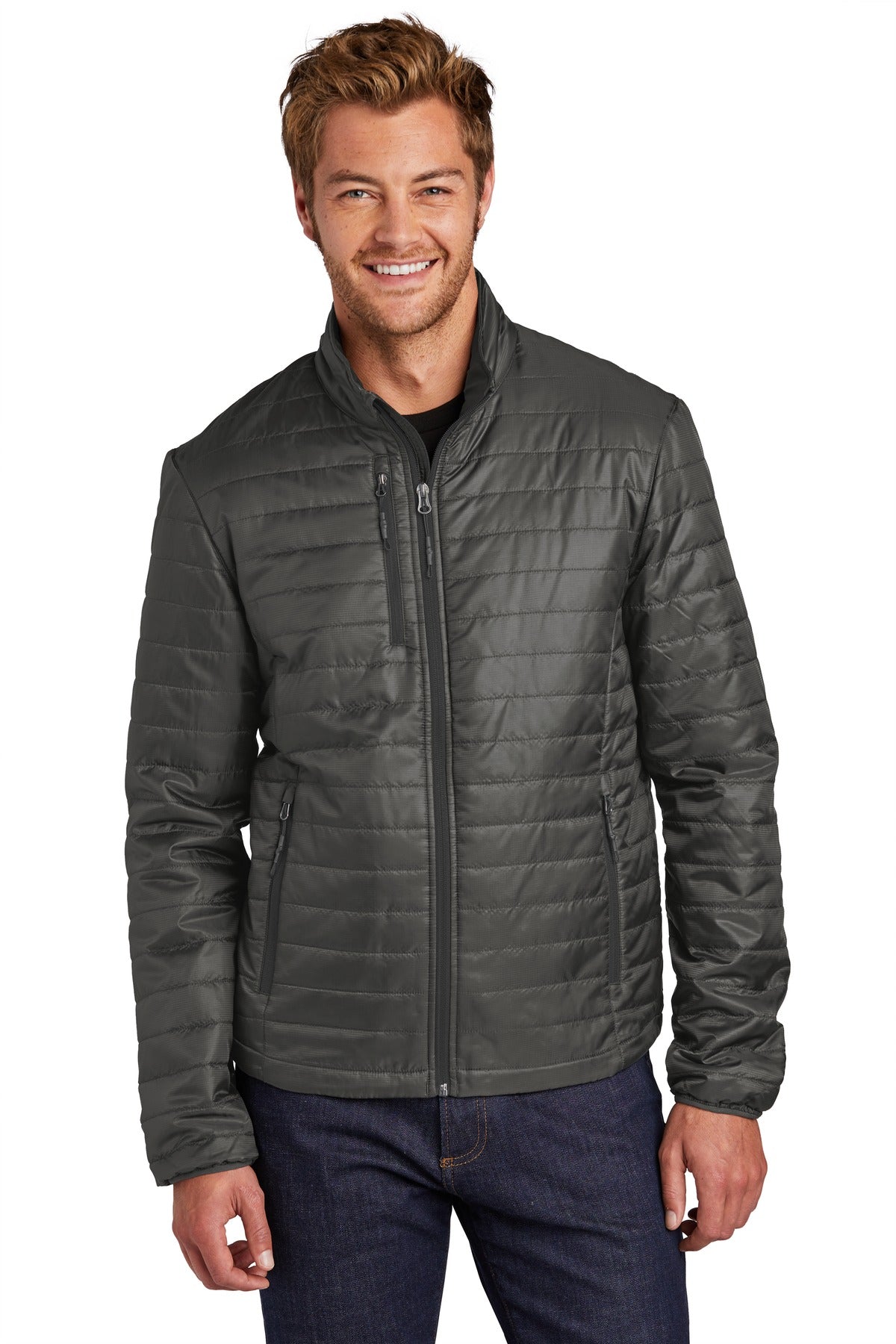 Port Authority Packable Puffy Jacket J850 Mens Apparel Jackets & Vests