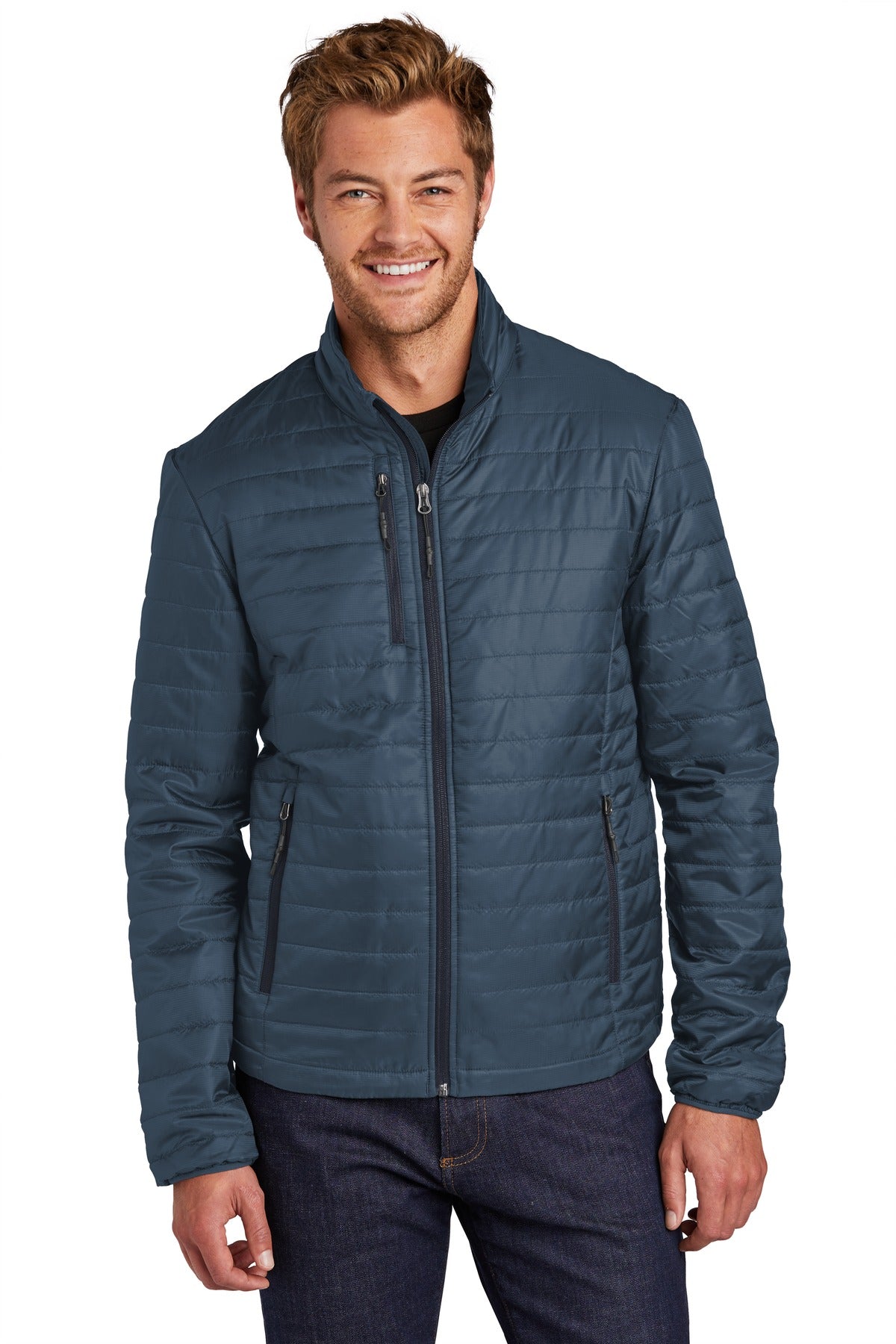 Port Authority Packable Puffy Jacket J850 Mens Apparel Jackets & Vests