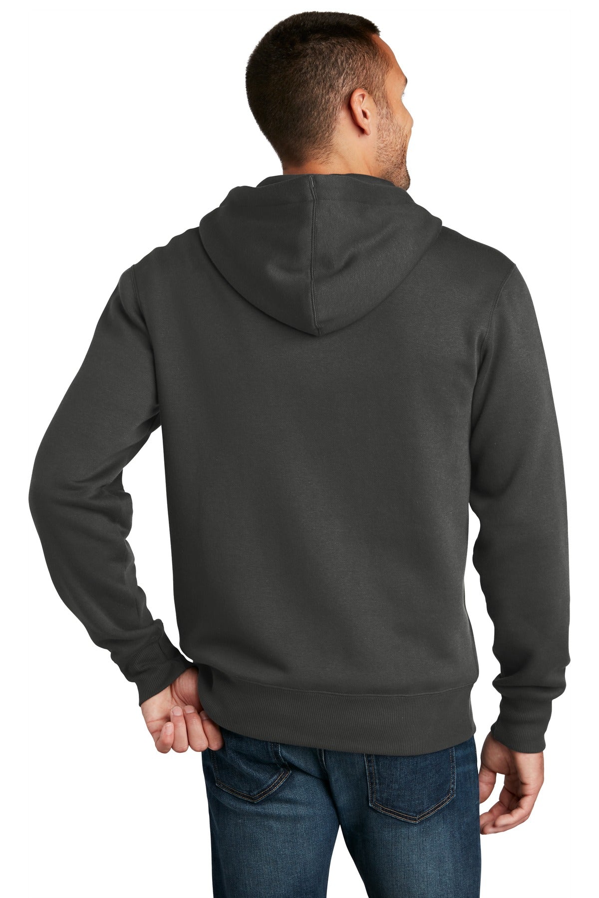 District Men's Perfect Weight Fleece Full-Zip Hoodie Mens Apparel Sweatshirts & Fleece