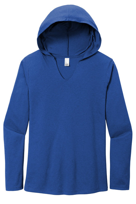 District Women's Perfect Tri Long Sleeve Hoodie. DM139L District